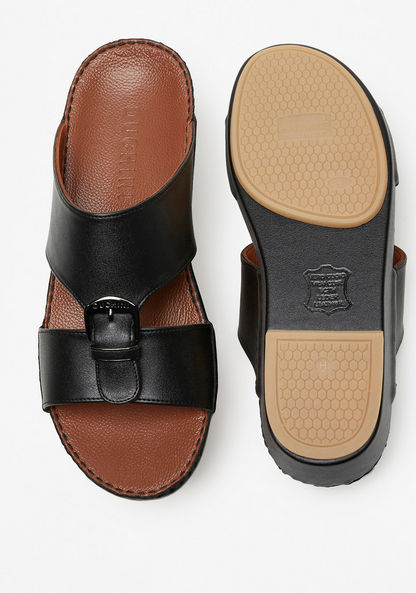 Duchini Men's Solid Slip-On Arabic Sandals-Men%27s Sandals-image-6