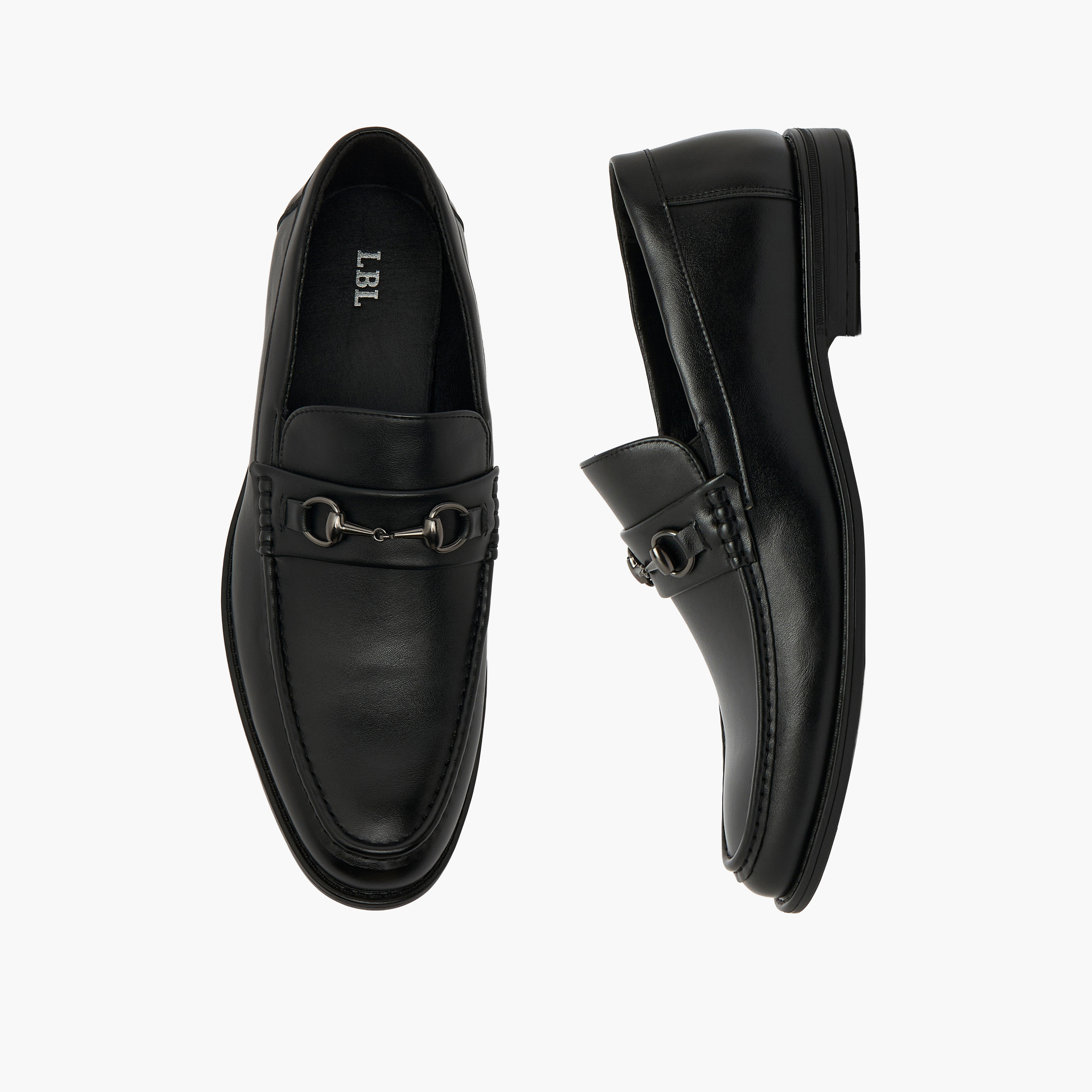 LBL by Shoexpress Men Metallic Accent Loafers-men-shoes-formalshoes-image-1