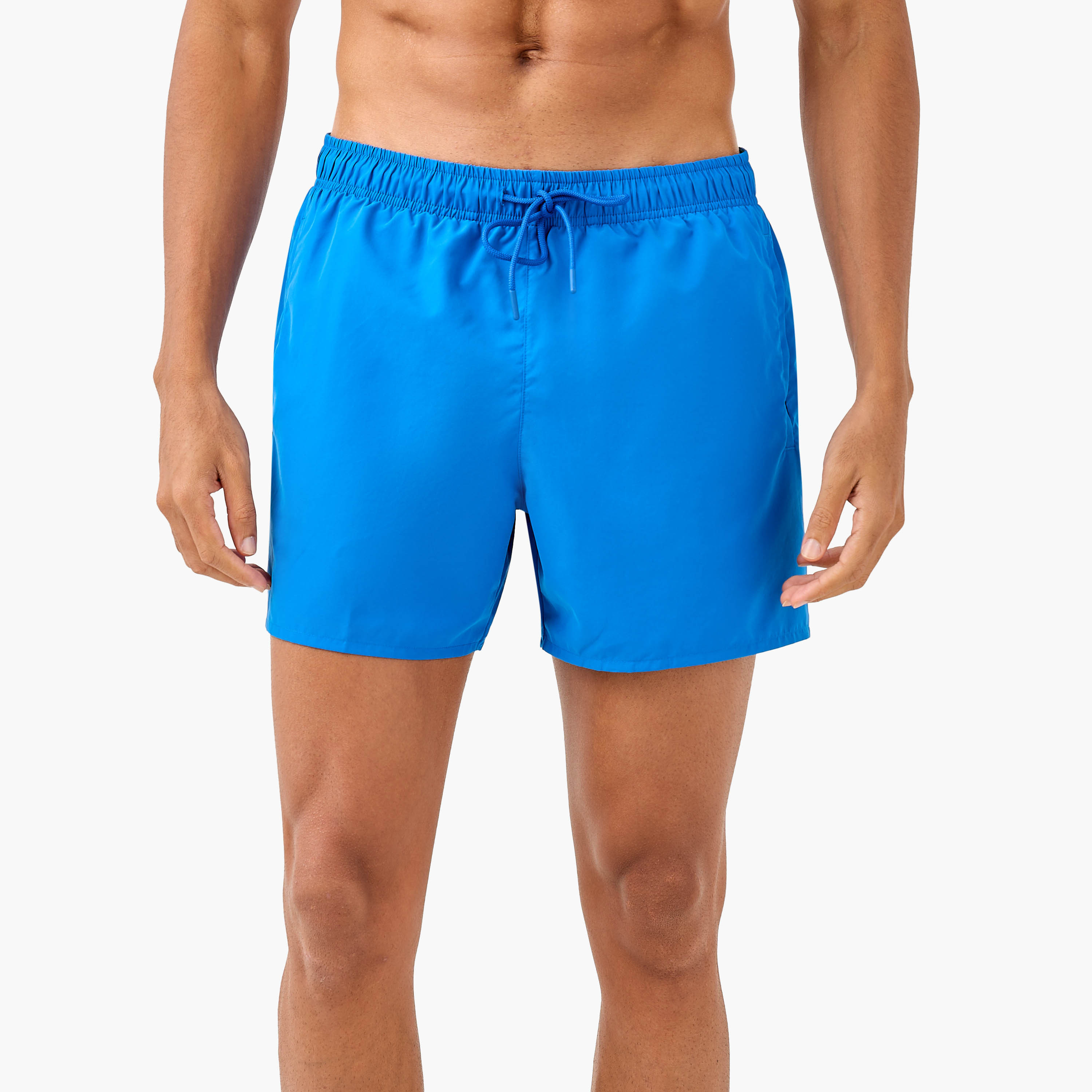 Lacoste Solid Swim Shorts with Drawstring Closure-men-clothing-swimandbeach-shorts-image-1