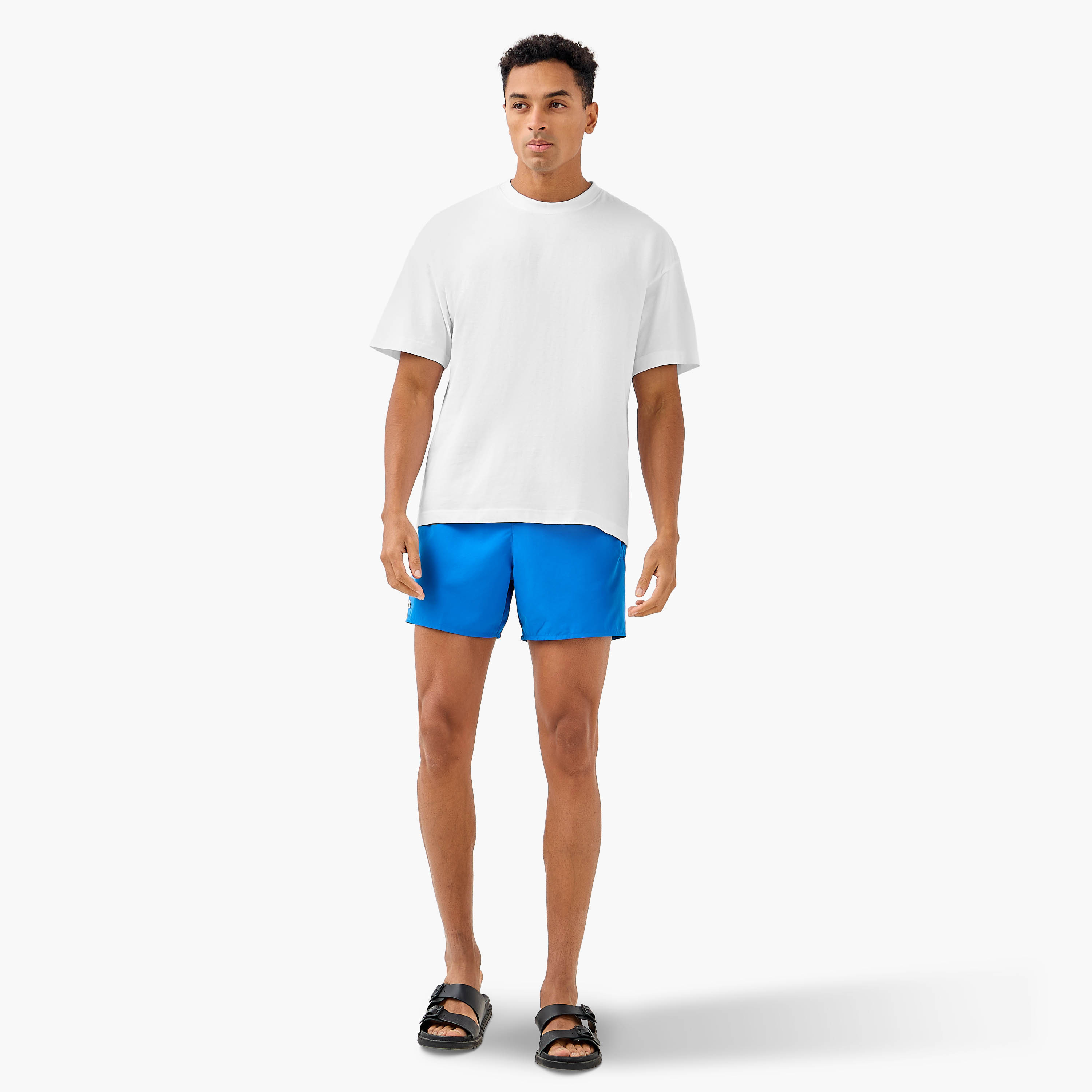 Lacoste Solid Swim Shorts with Drawstring Closure-men-clothing-swimandbeach-shorts-image-2