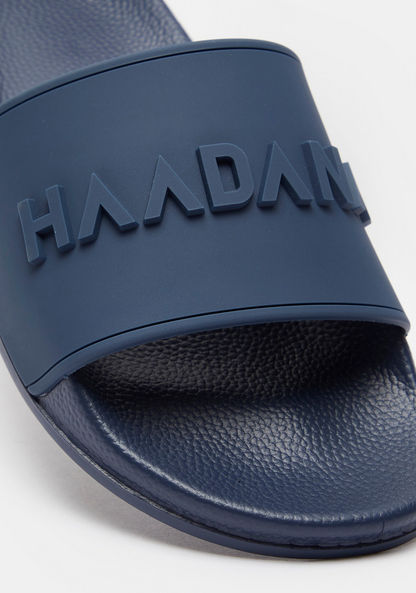 Haadana Textured Slide Slippers-Men%27s Flip Flops & Beach Slippers-image-4