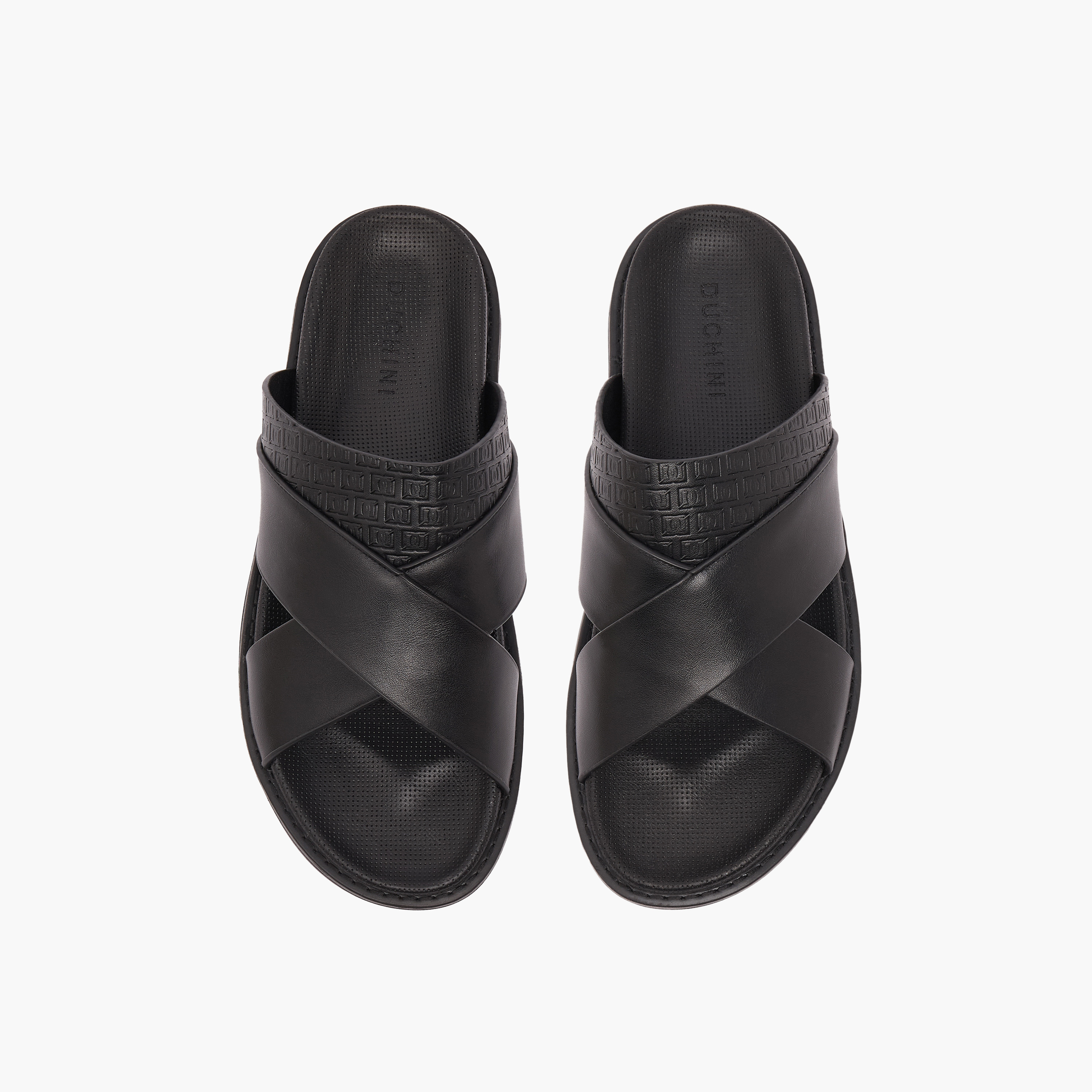 Duchini Men Cross Strap Comfort Sandals-men-shoes-sandals-image-1
