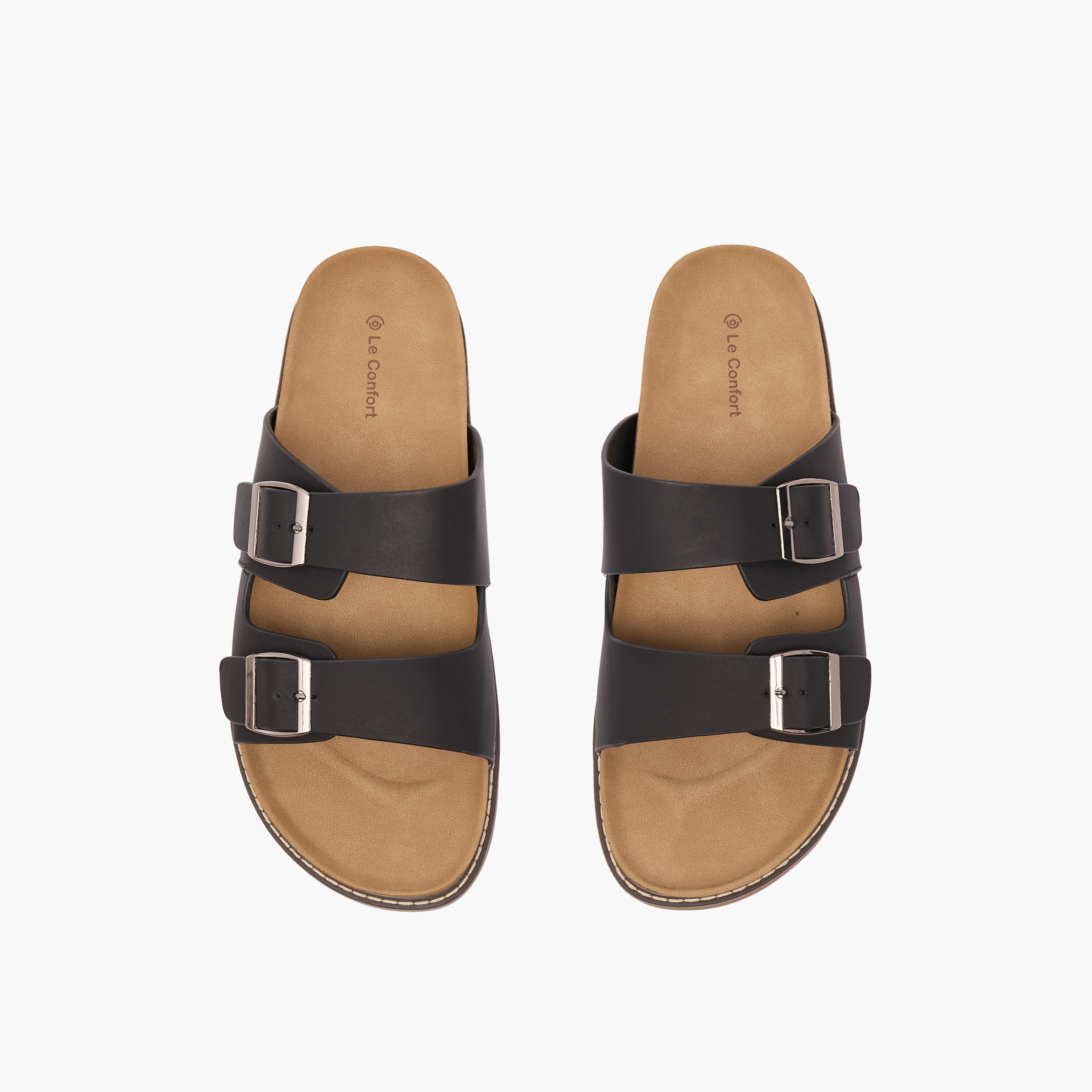 صندل مريح بحزام بإبزيم للرجال من لو كونفورت-men-shoes-sandals-image-1