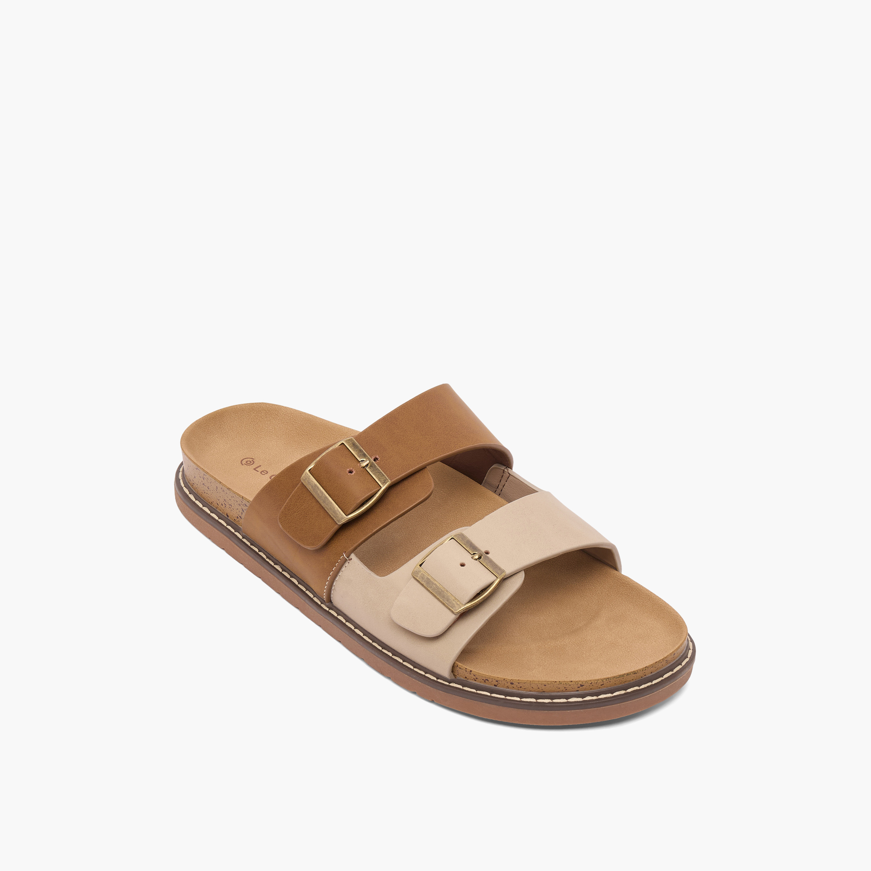صندل مريح بحزام بإبزيم للرجال من لو كونفورت-men-shoes-sandals-image-2