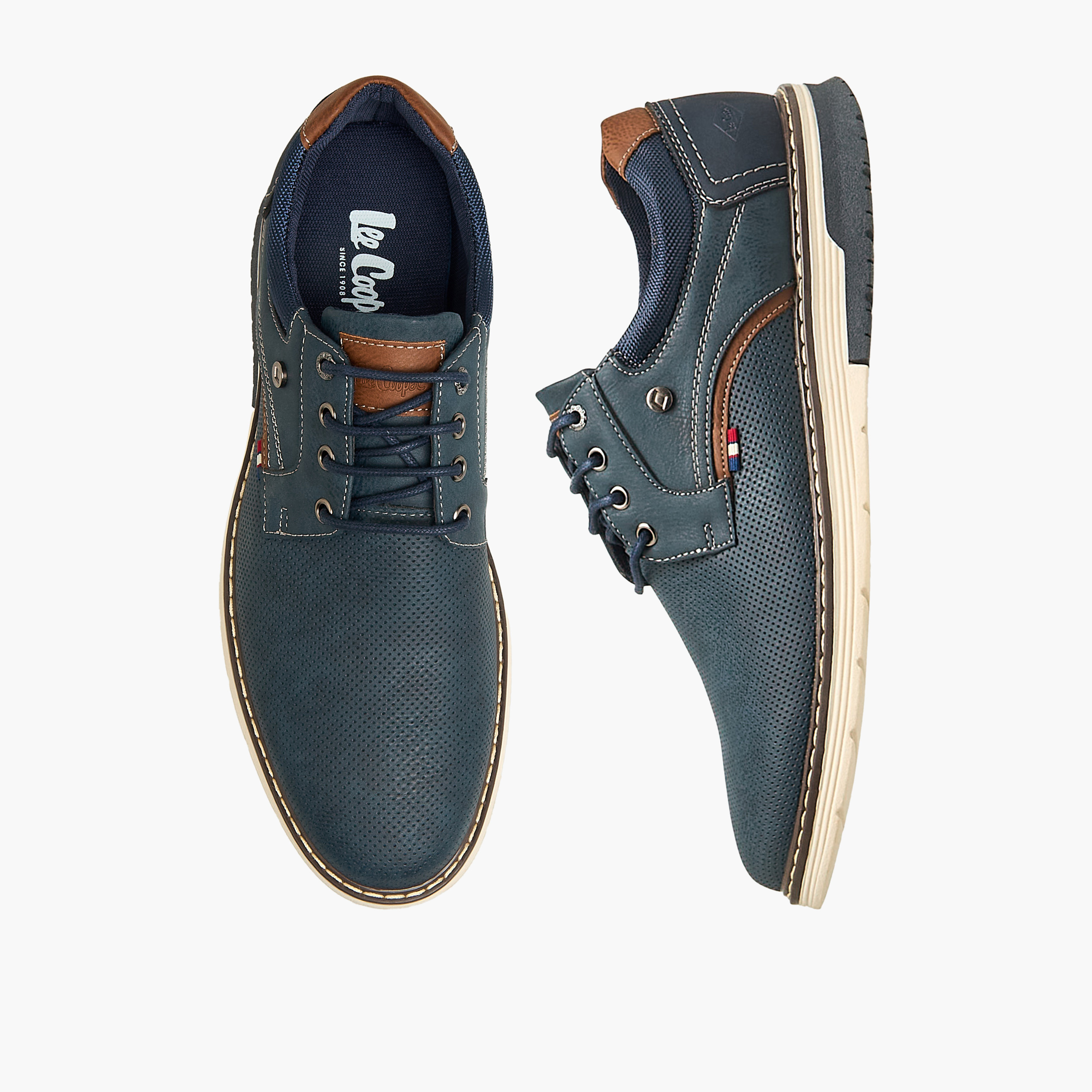 Lee Cooper Men Lace-Up Derby Shoes-men-shoes-formalshoes-image-1