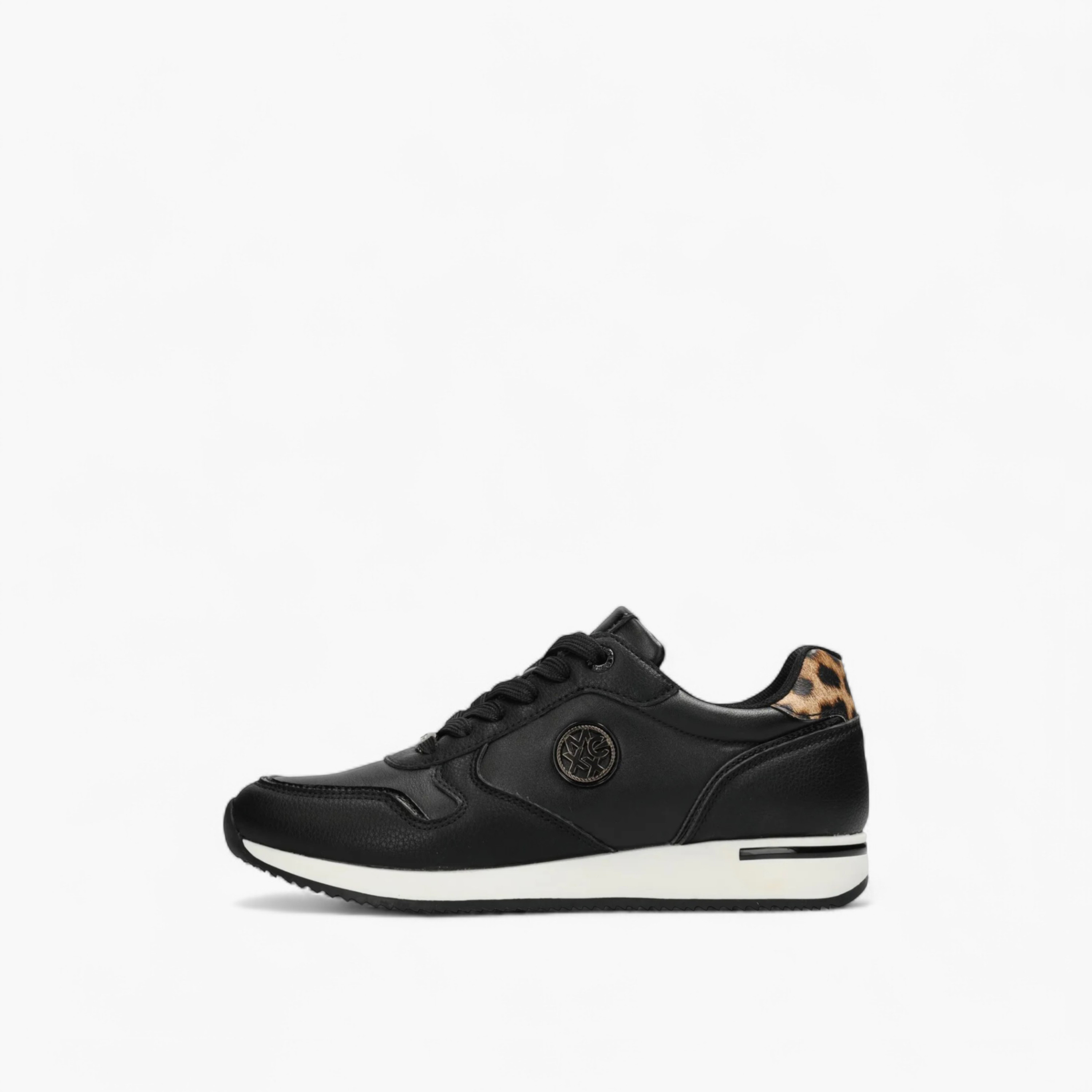 Mexx Panelled Lace-Up Sneakers with Metallic Accent-women-shoes-sneakers-image-7