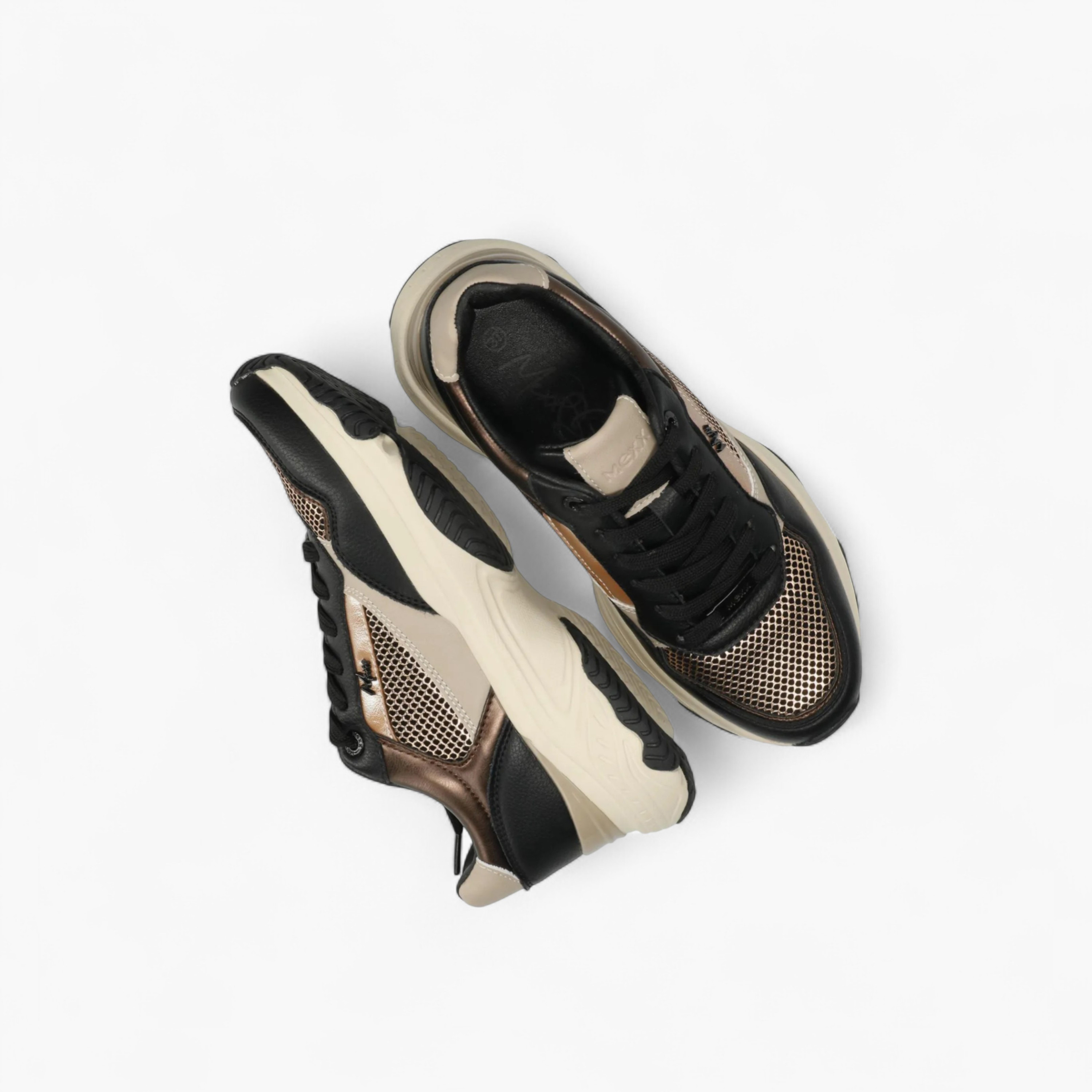 Mexx Mesh Panelled Lace-Up Sneakers-women-shoes-sneakers-image-5