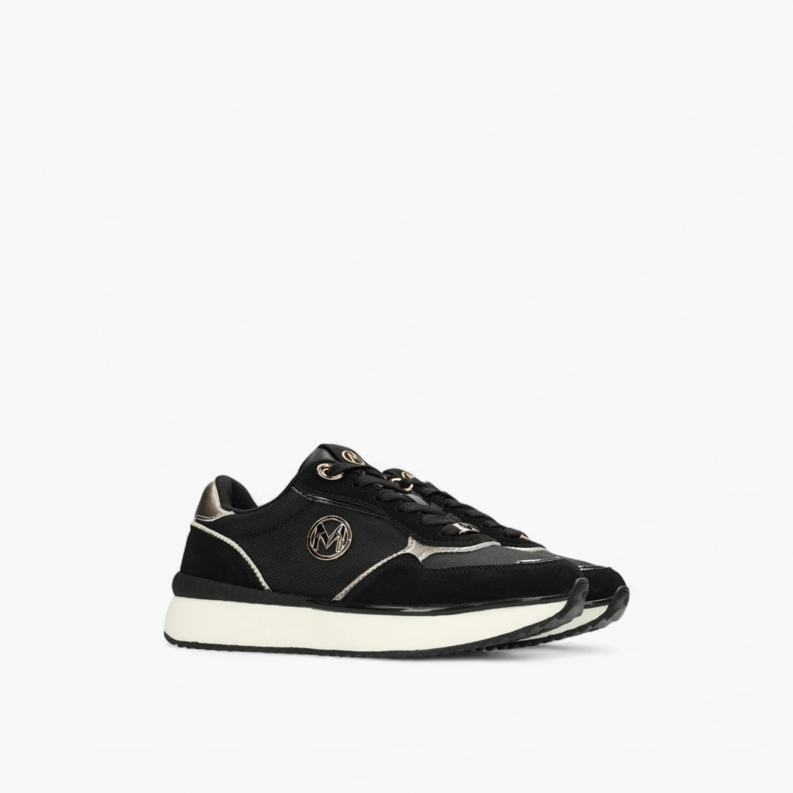 Mexx Panelled Lace-Up Sneakers-women-shoes-sneakers-image-1
