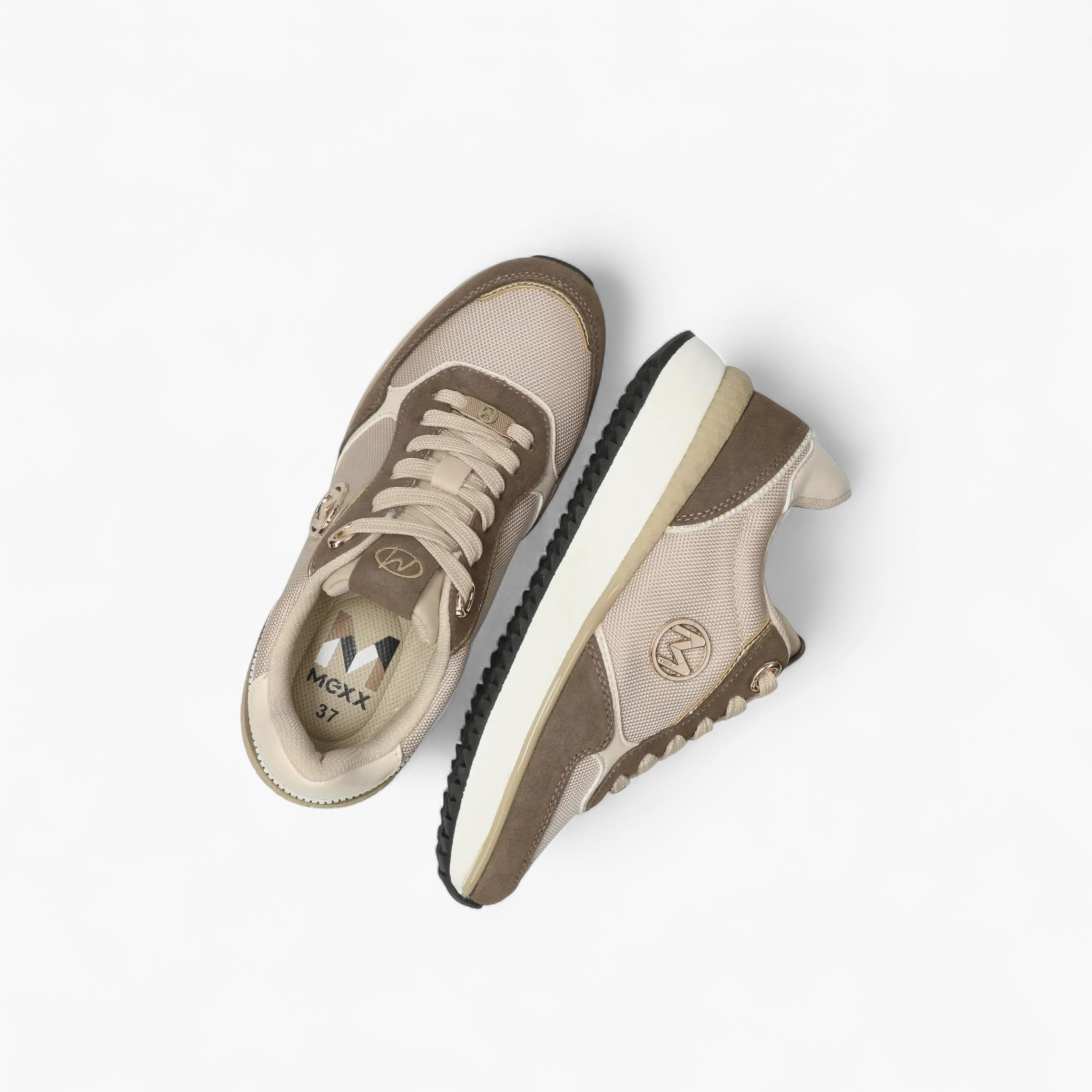 Mexx Panelled Lace-Up Sneakers-women-shoes-sneakers-image-12