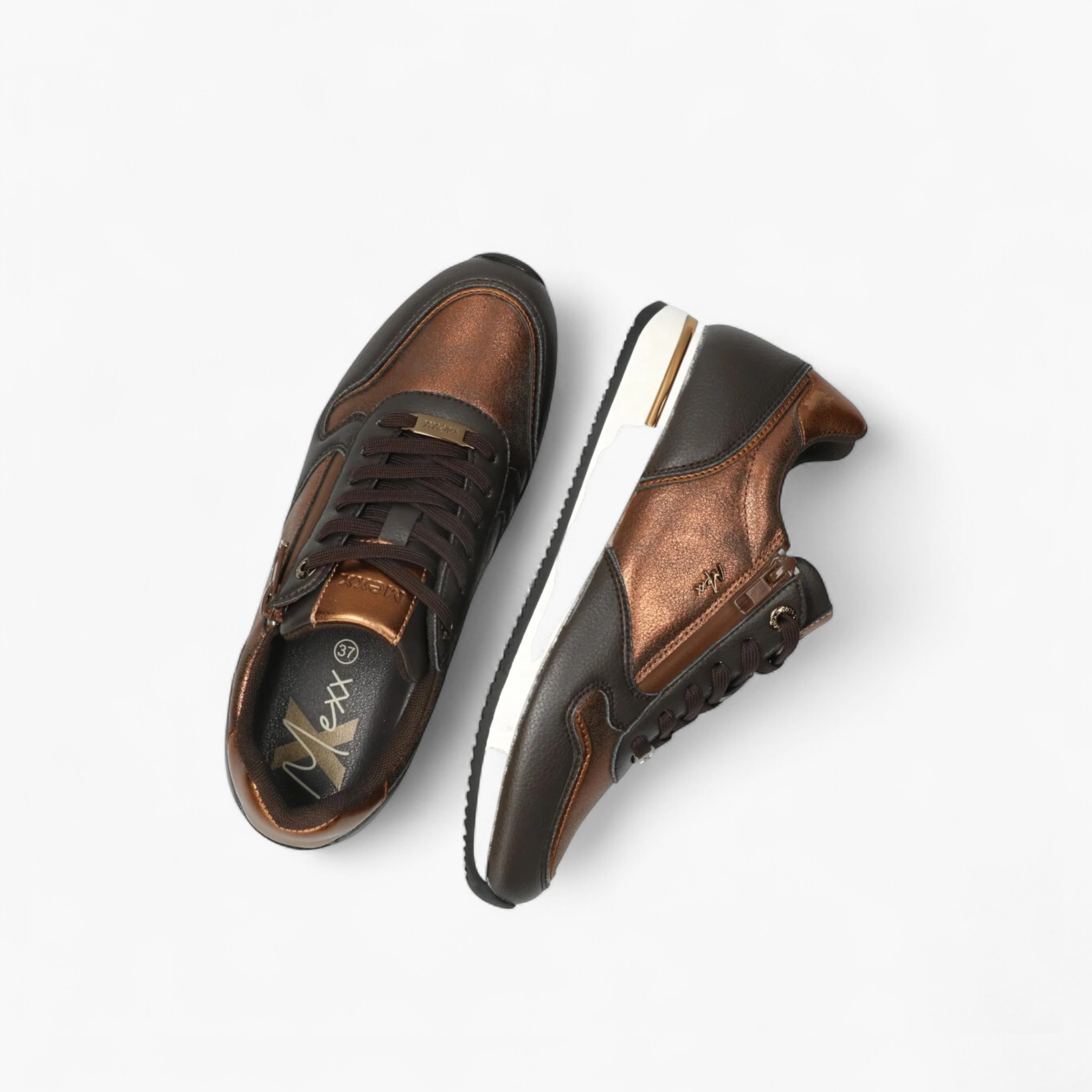 Mexx Textured Lace-Up Sneakers-women-shoes-sneakers-image-5
