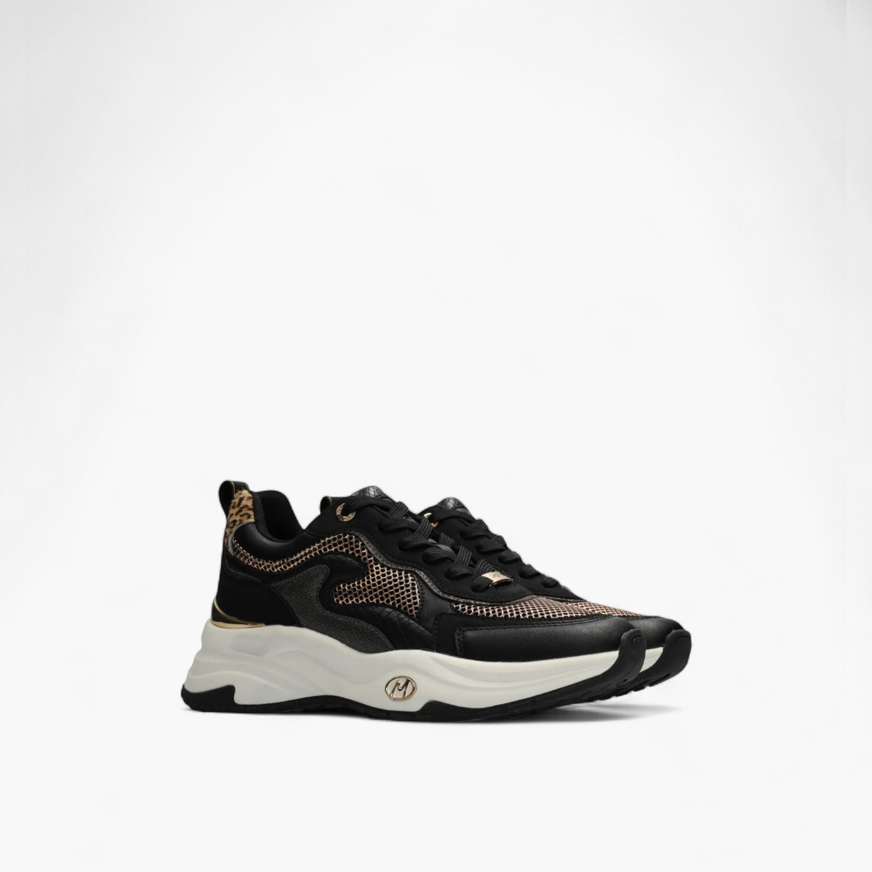 Mexx Panelled Lace-Up Sneakers-women-shoes-sneakers-image-1