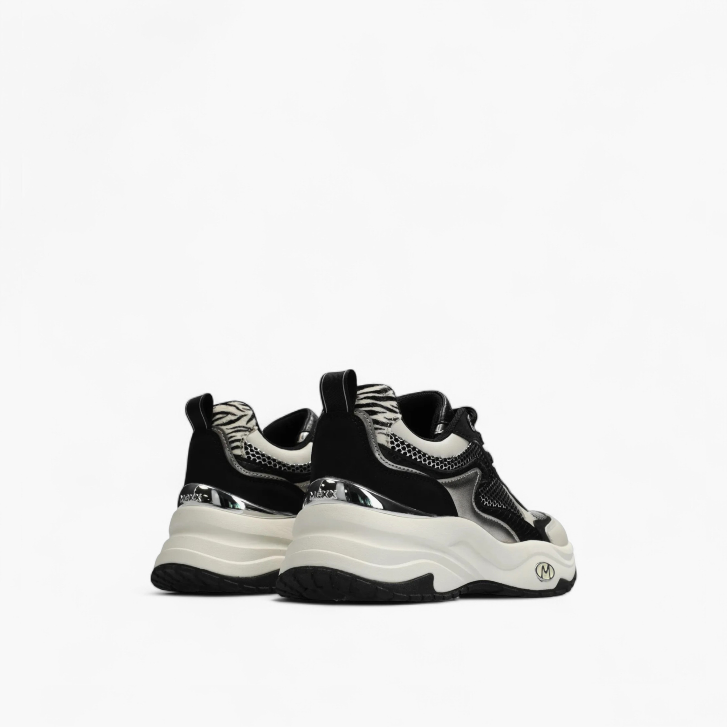 Mexx Panelled Lace-Up Sneakers-women-shoes-sneakers-image-3