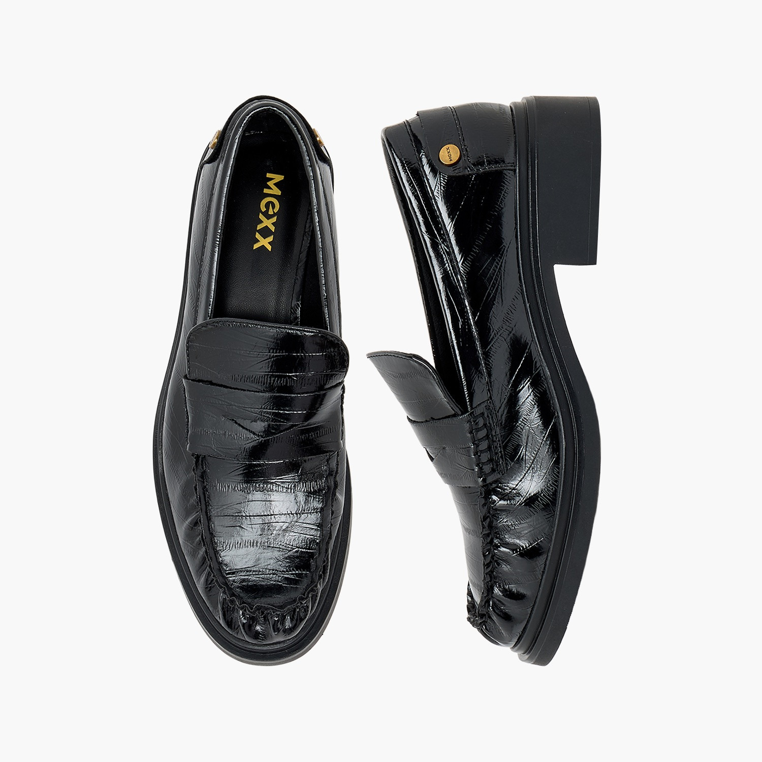 Mexx Women Block Heel Loafers-women-shoes-heels-image-1