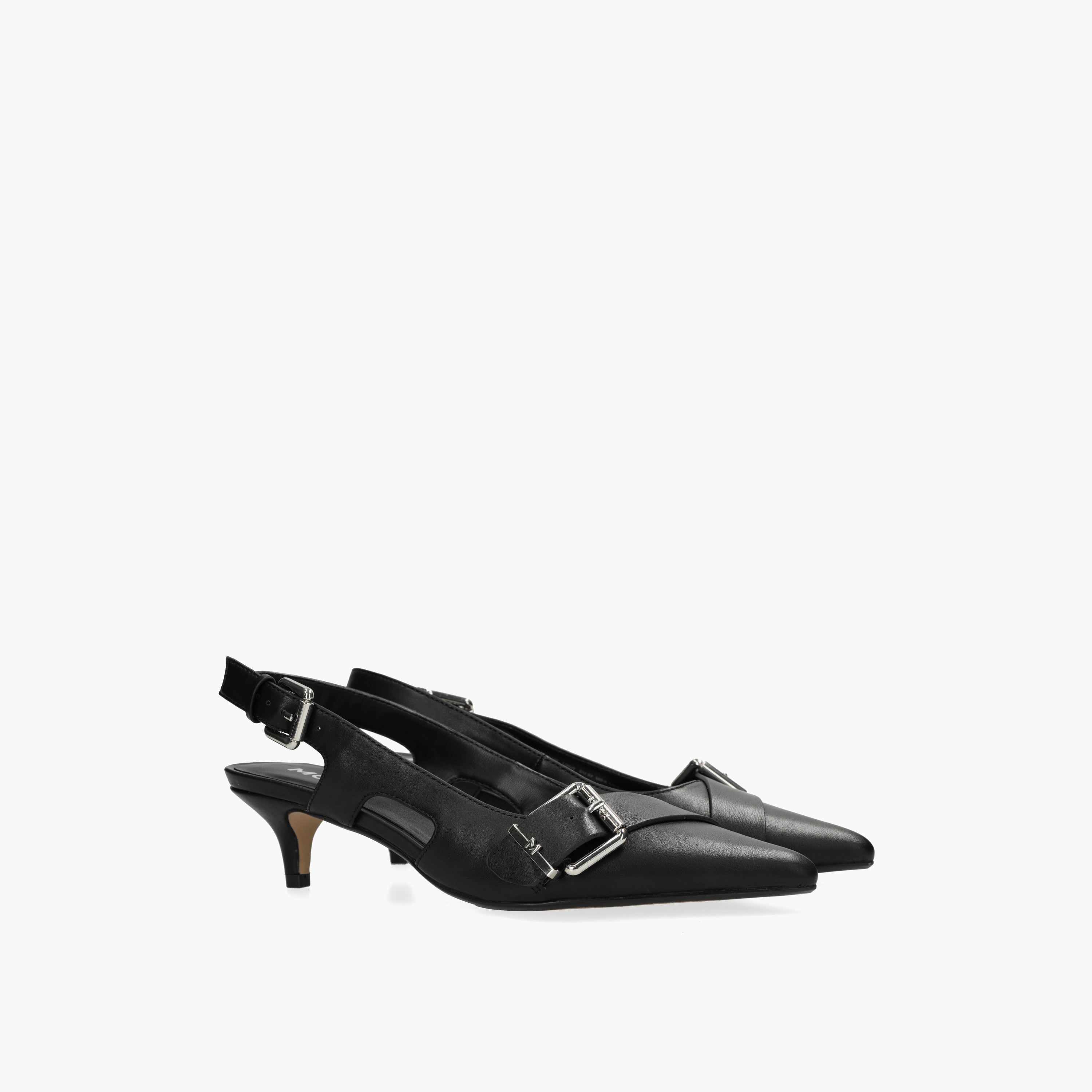Mexx Women Tyra Suki Buckle Accent Kitten Heel Shoes-women-shoes-sandals-heeled-image-1