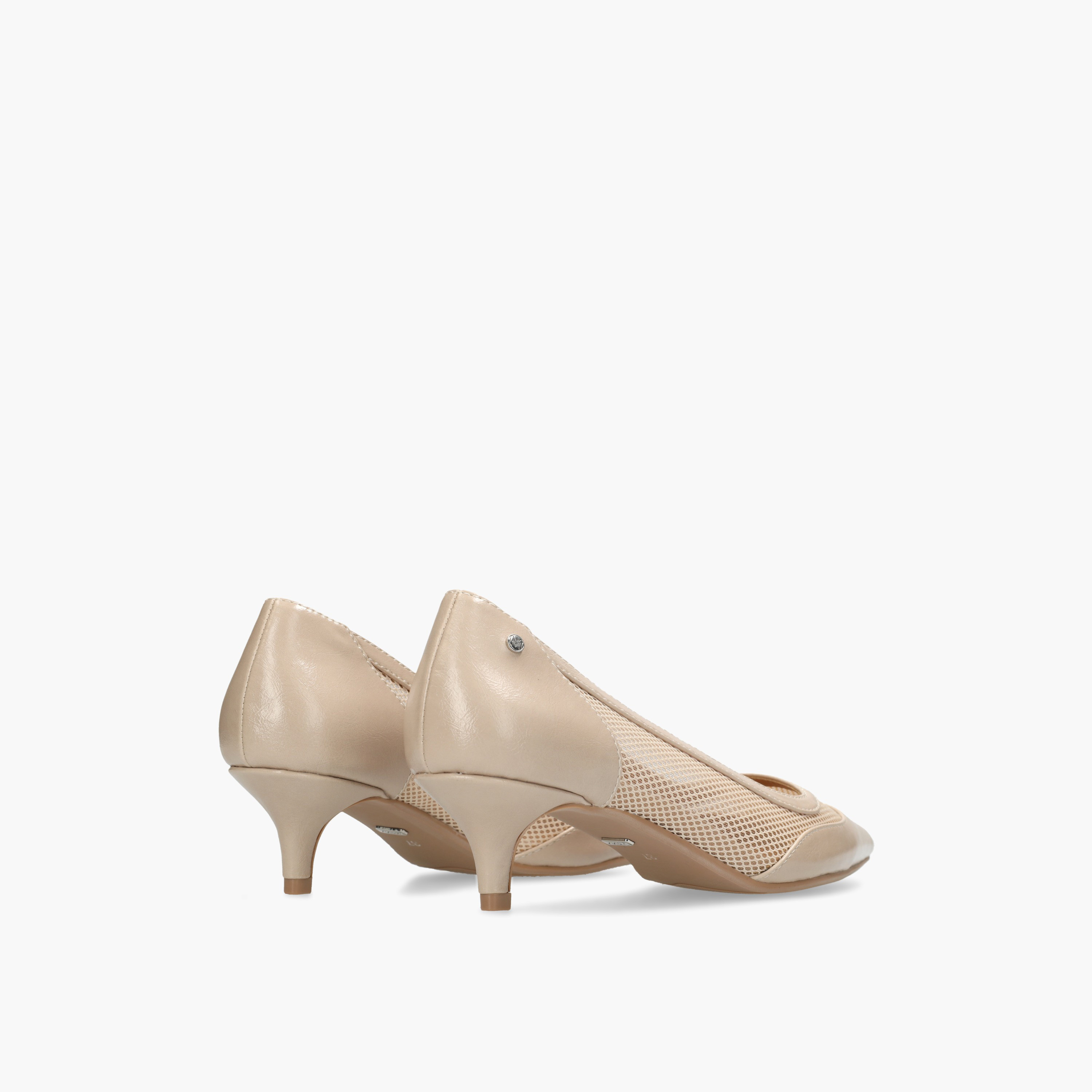 Mexx Women Ticha Suki Mesh Panel Kitten Heel Pumps-women-shoes-heels-image-3