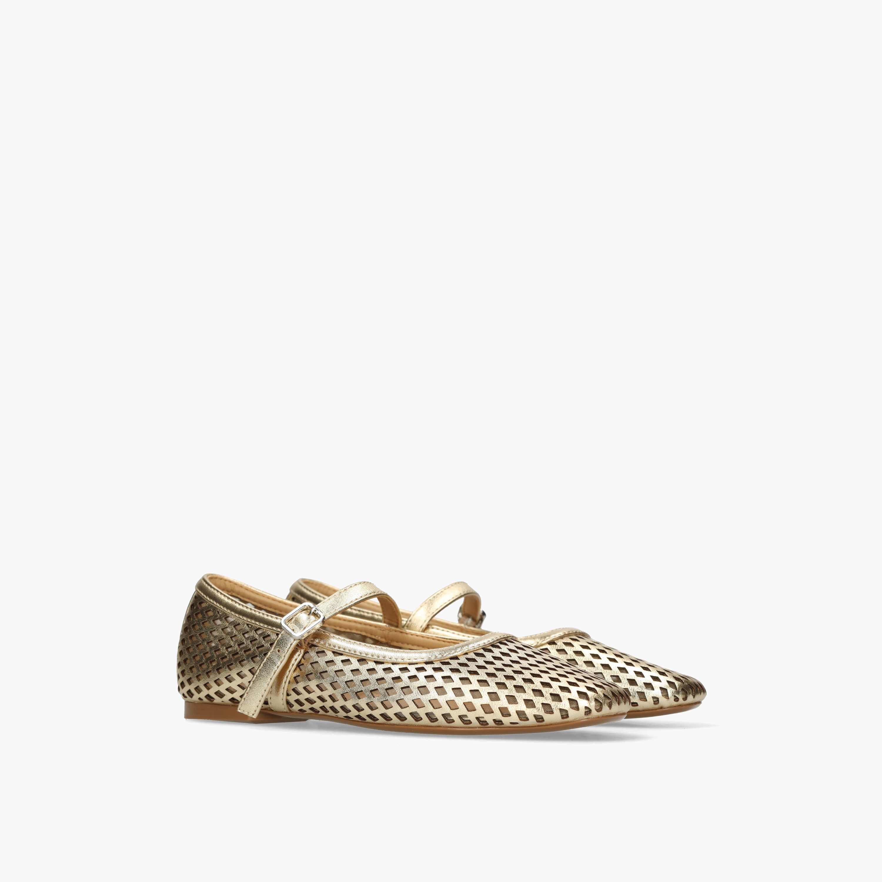 Mexx Women Tamarine Lemon Laser Cut Mary Jane Shoes-women-shoes-flats-ballerinas-image-1