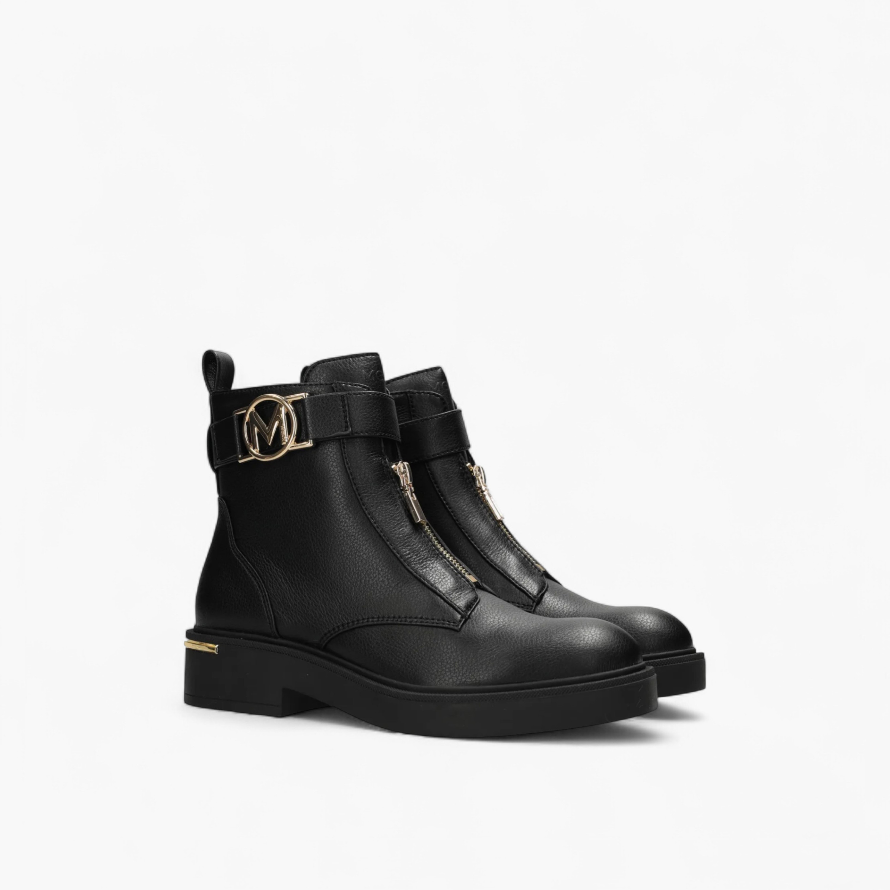 Mexx Metallic Accent Ankle Boots with Zip Closure-women-shoes-boots-image-1