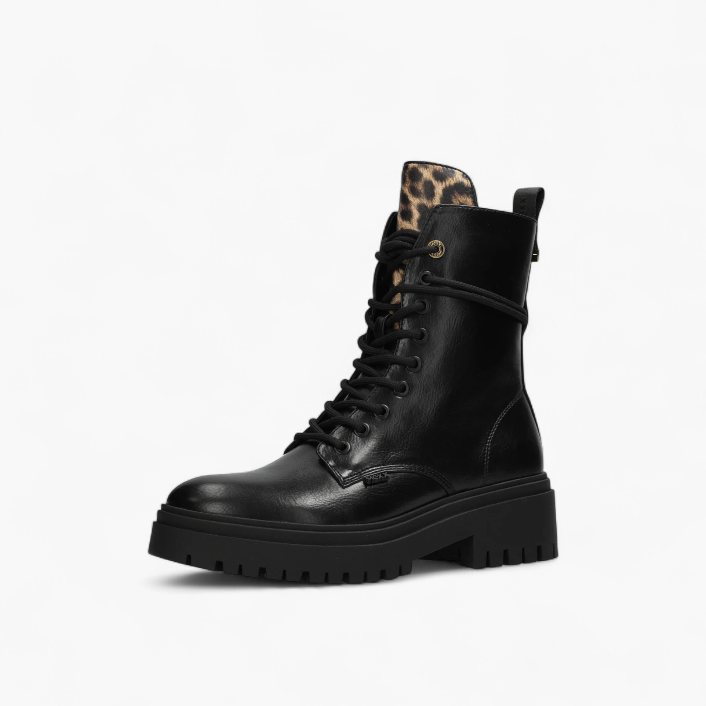 Mexx Animal Print Lace-Up Ankle Boots-women-shoes-boots-image-7