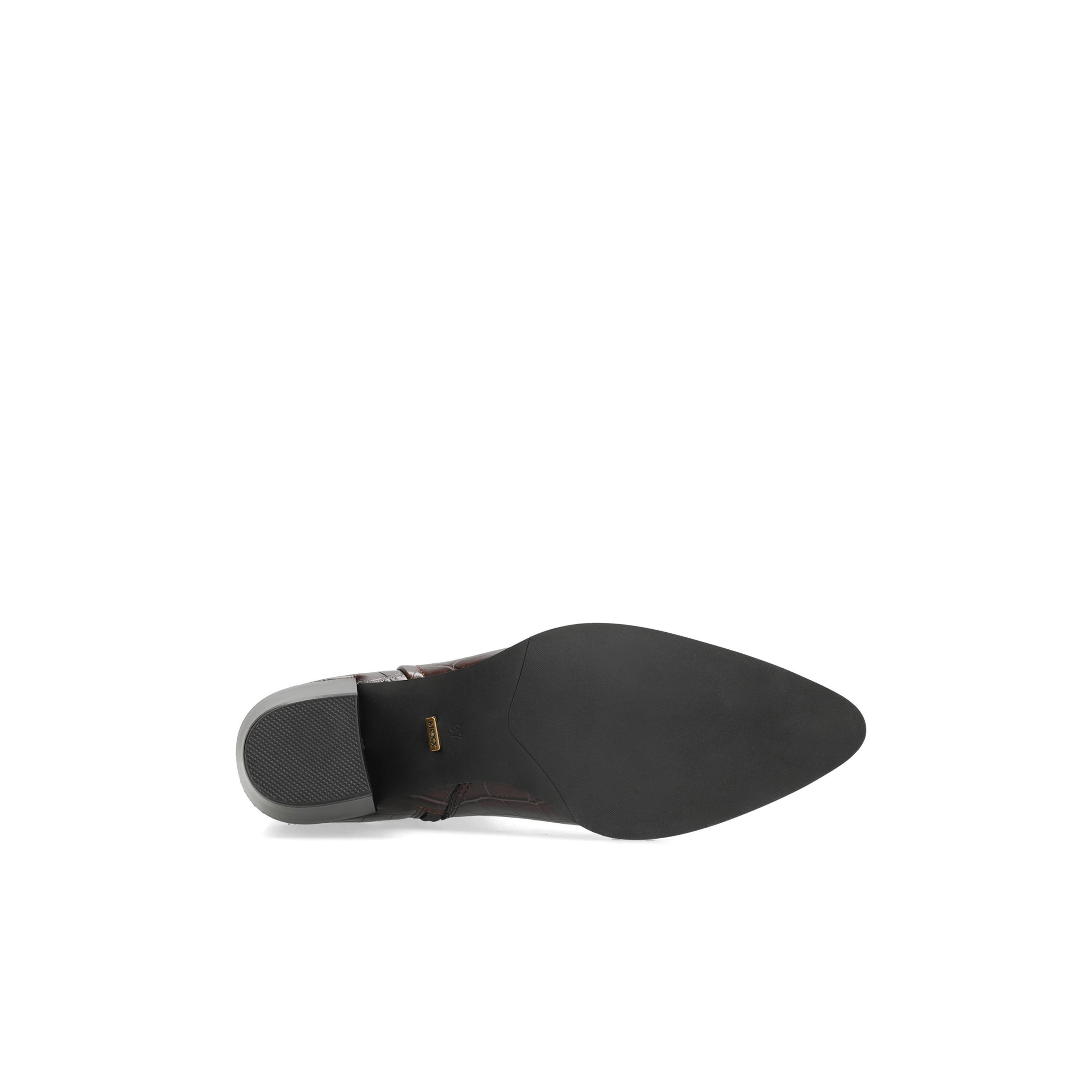 Mexx Textured Ankle Boots with Block Heels and Zip Closure-women-shoes-boots-image-6