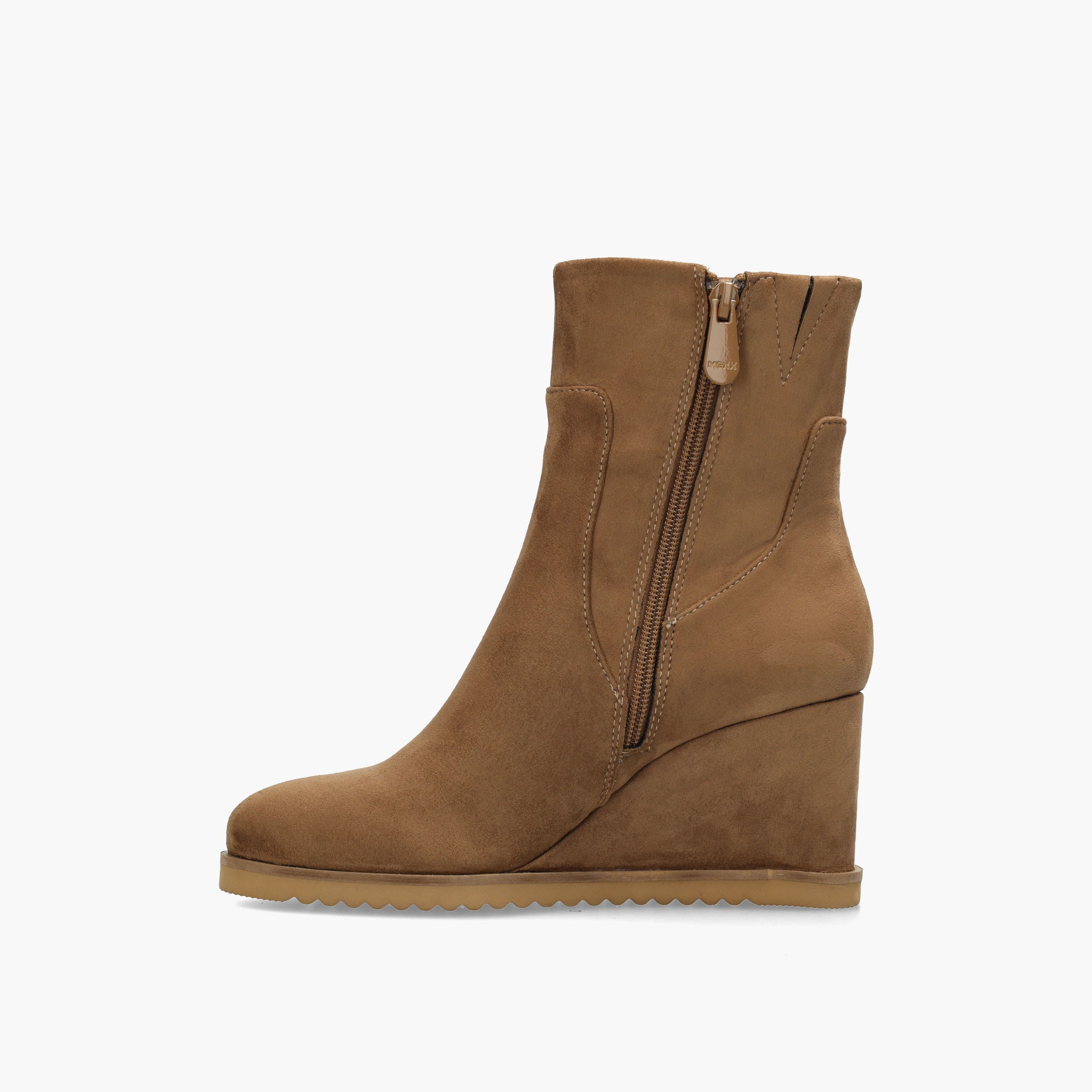 Mexx Women Arwyn Textured Wedge Heel Ankle Boots-women-shoes-boots-image-4