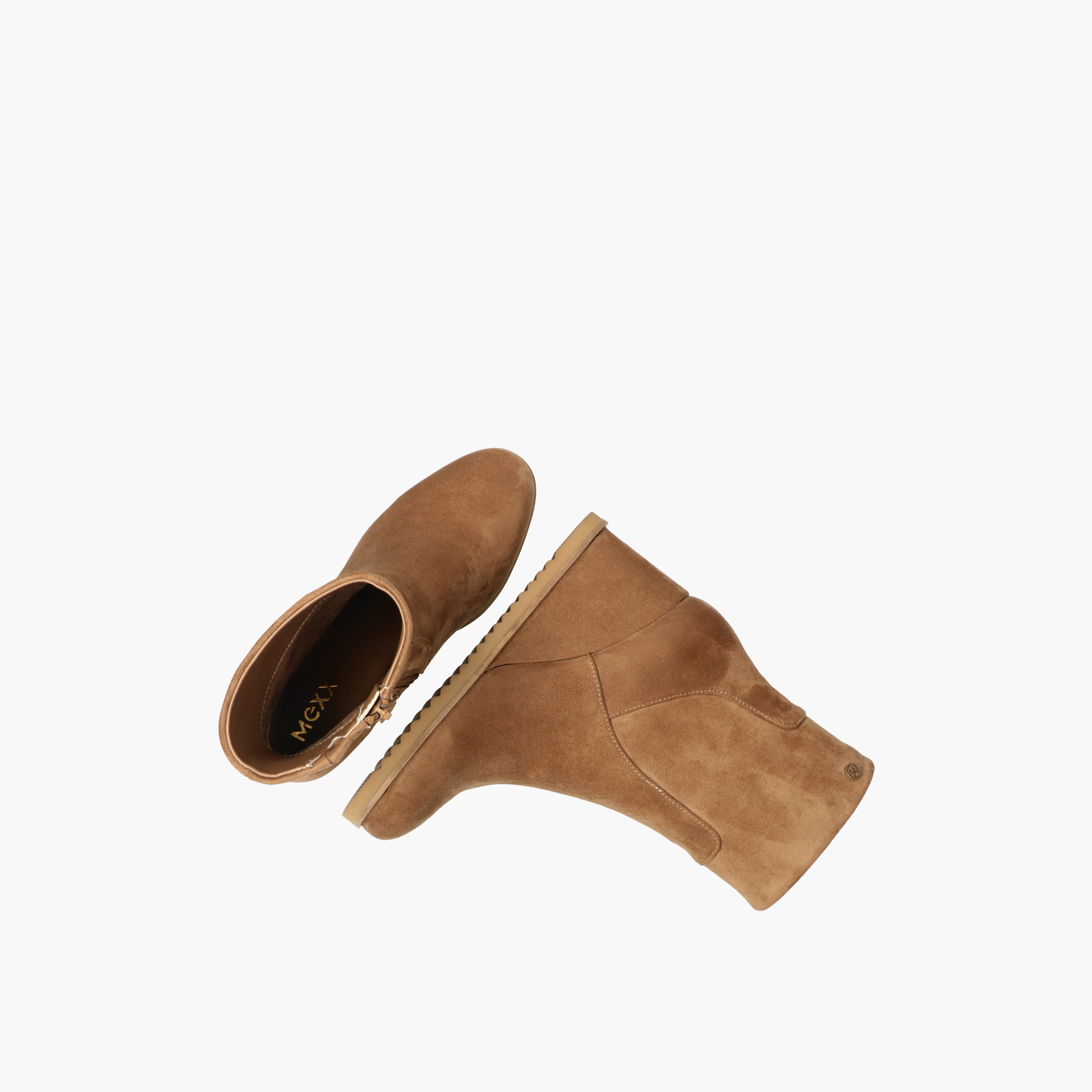 Mexx Women Arwyn Textured Wedge Heel Ankle Boots-women-shoes-boots-image-5
