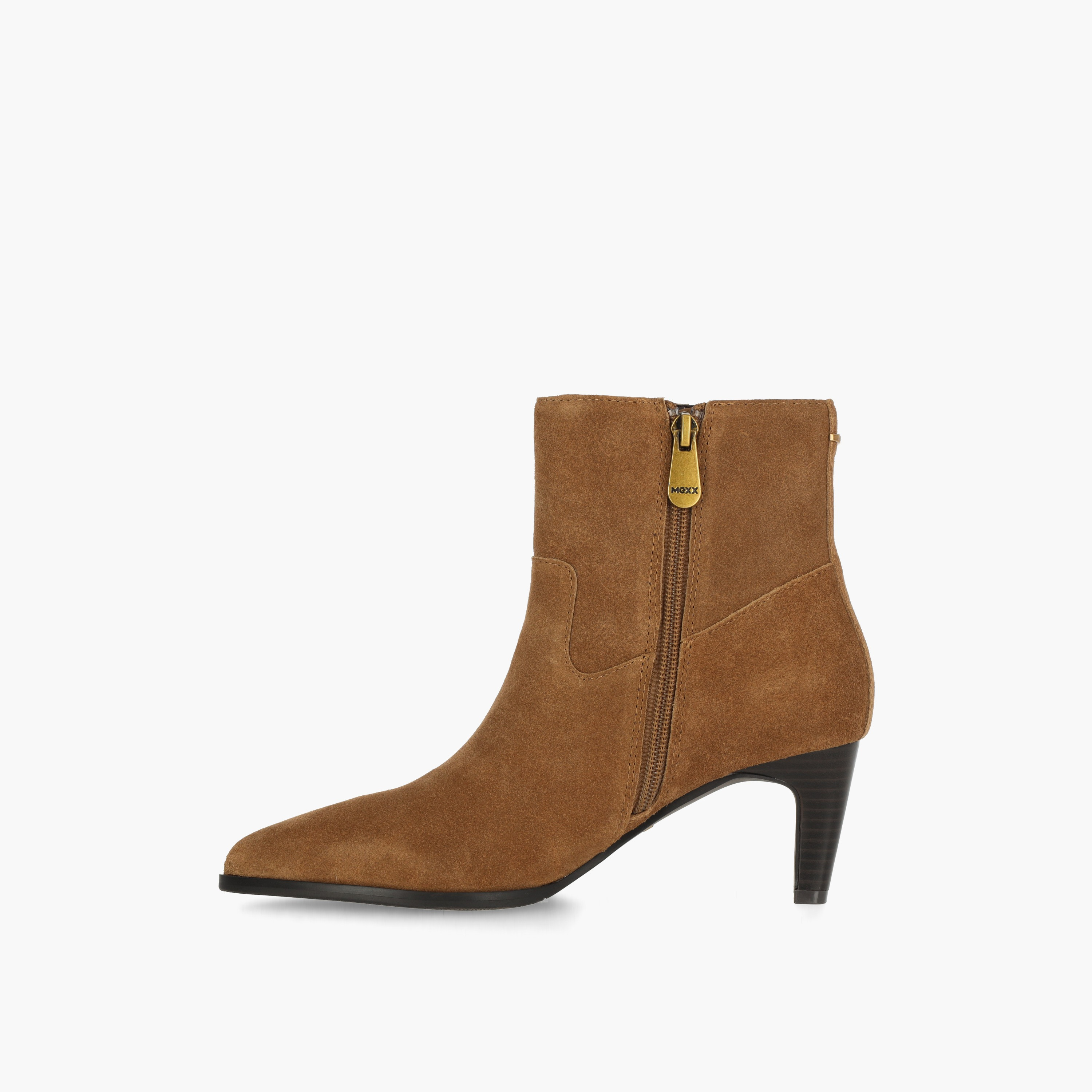 Mexx Women Arlana Textured Block Heel Ankle Boots-women-shoes-boots-image-4