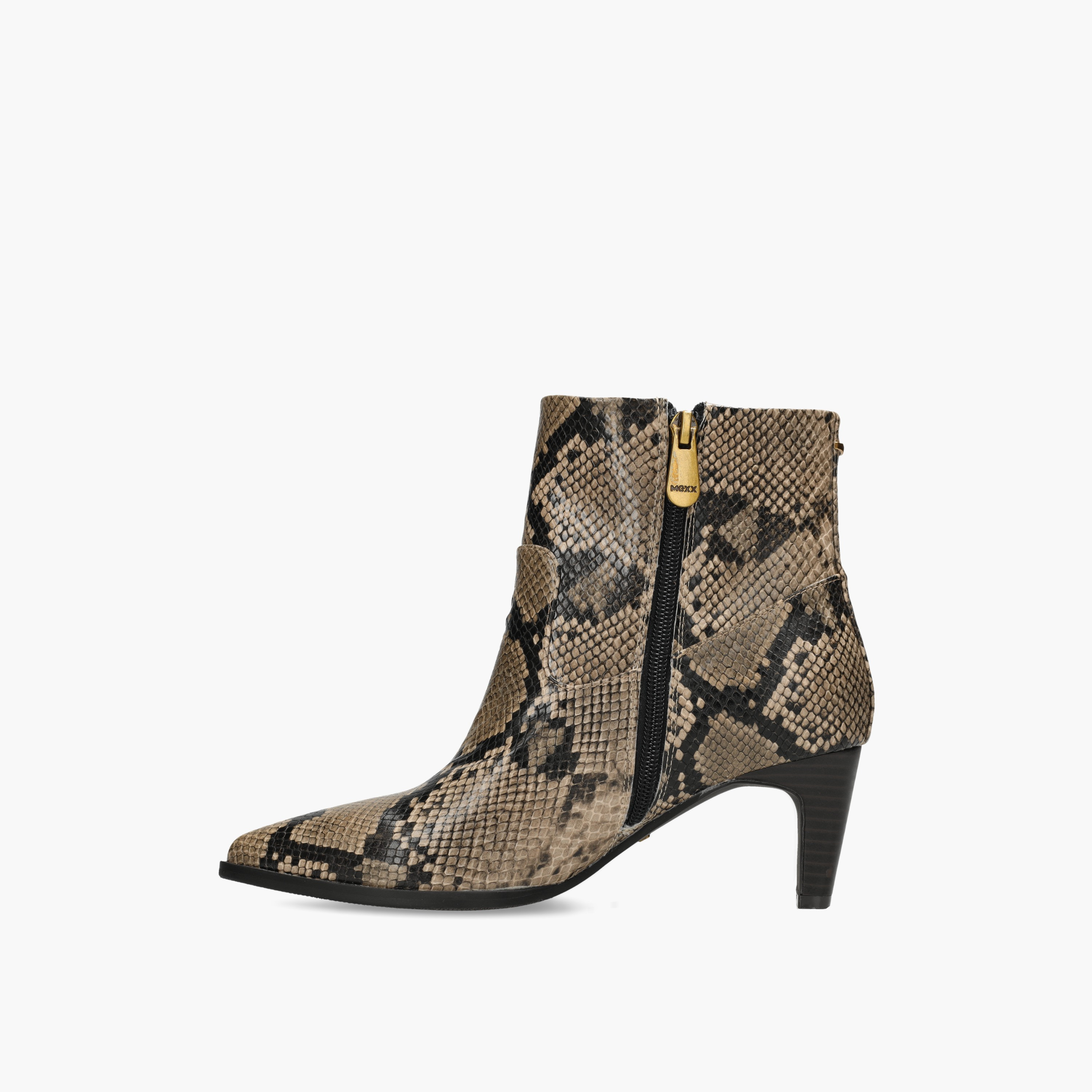 Mexx Women Arlana Animal Print Heeled Ankle Boots-women-shoes-boots-image-4