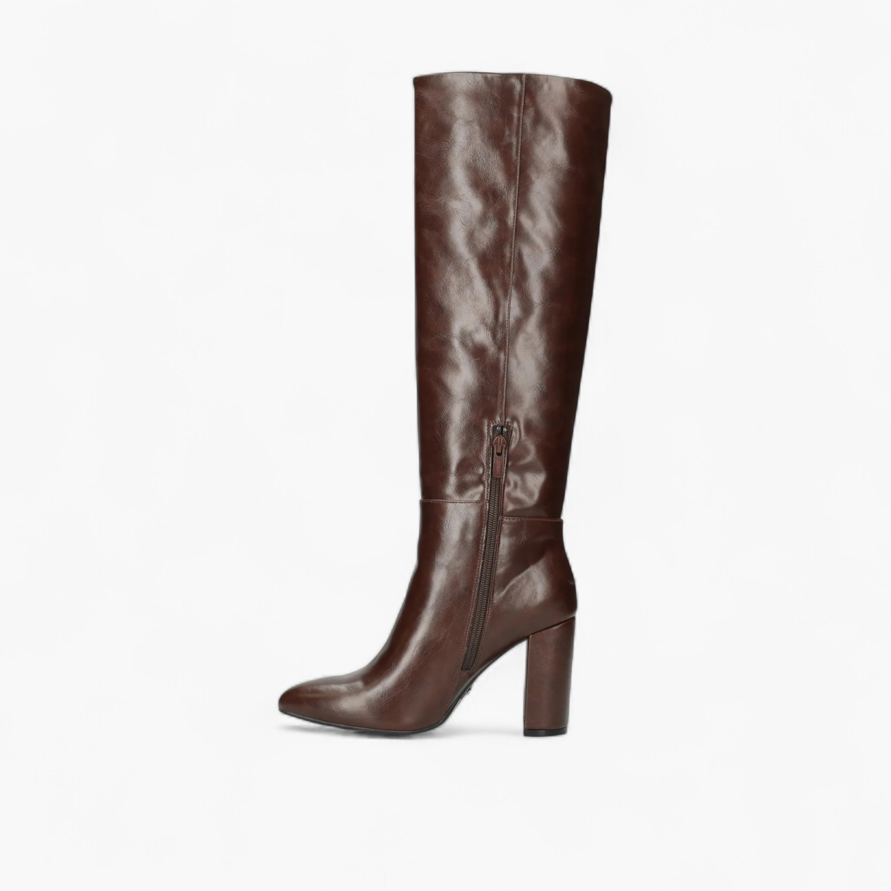Mexx Solid High Shaft Boots with Block Heel-women-shoes-boots-image-4