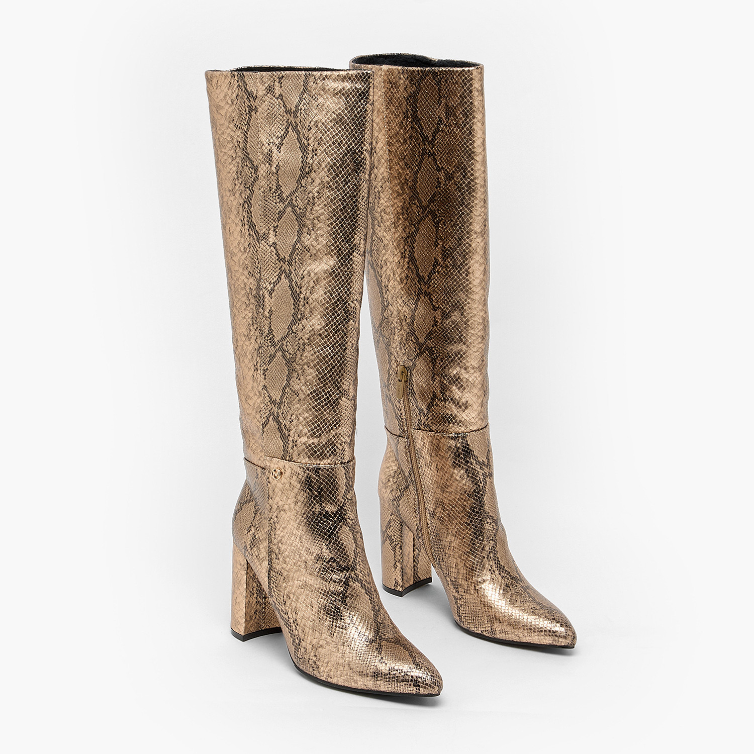 Mexx Women Animal Print High Shaft Boots-women-shoes-boots-image-1