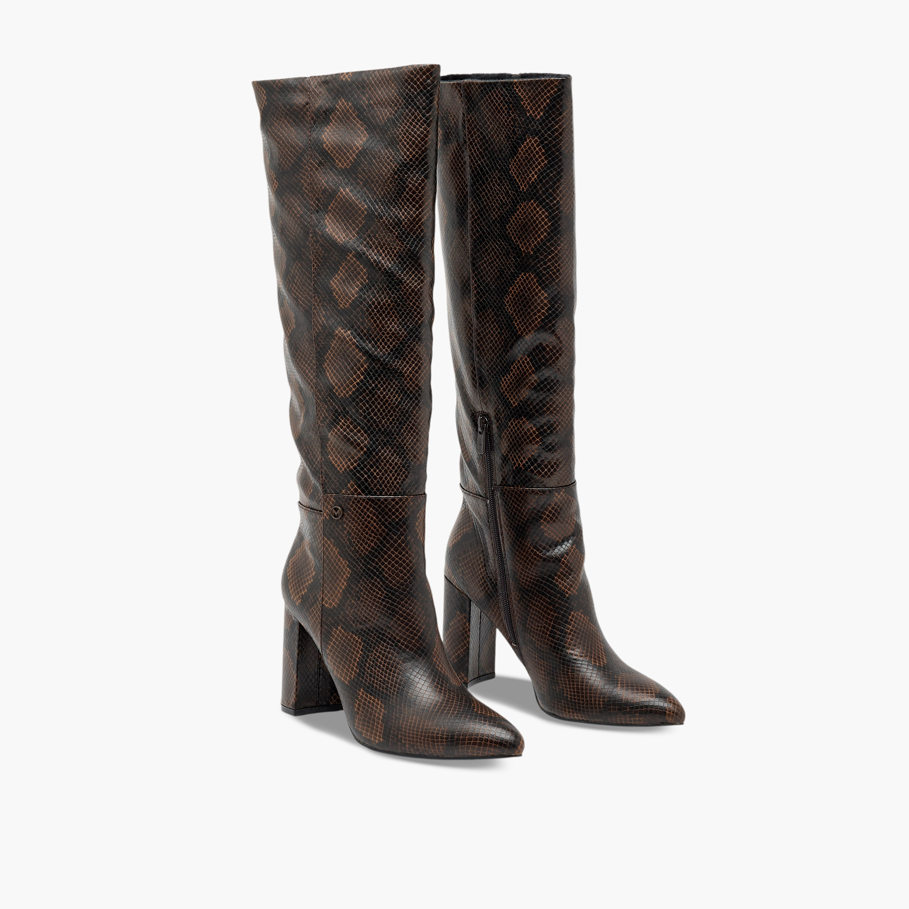 Mexx Women Animal Print High Shaft Boots-women-shoes-boots-image-1