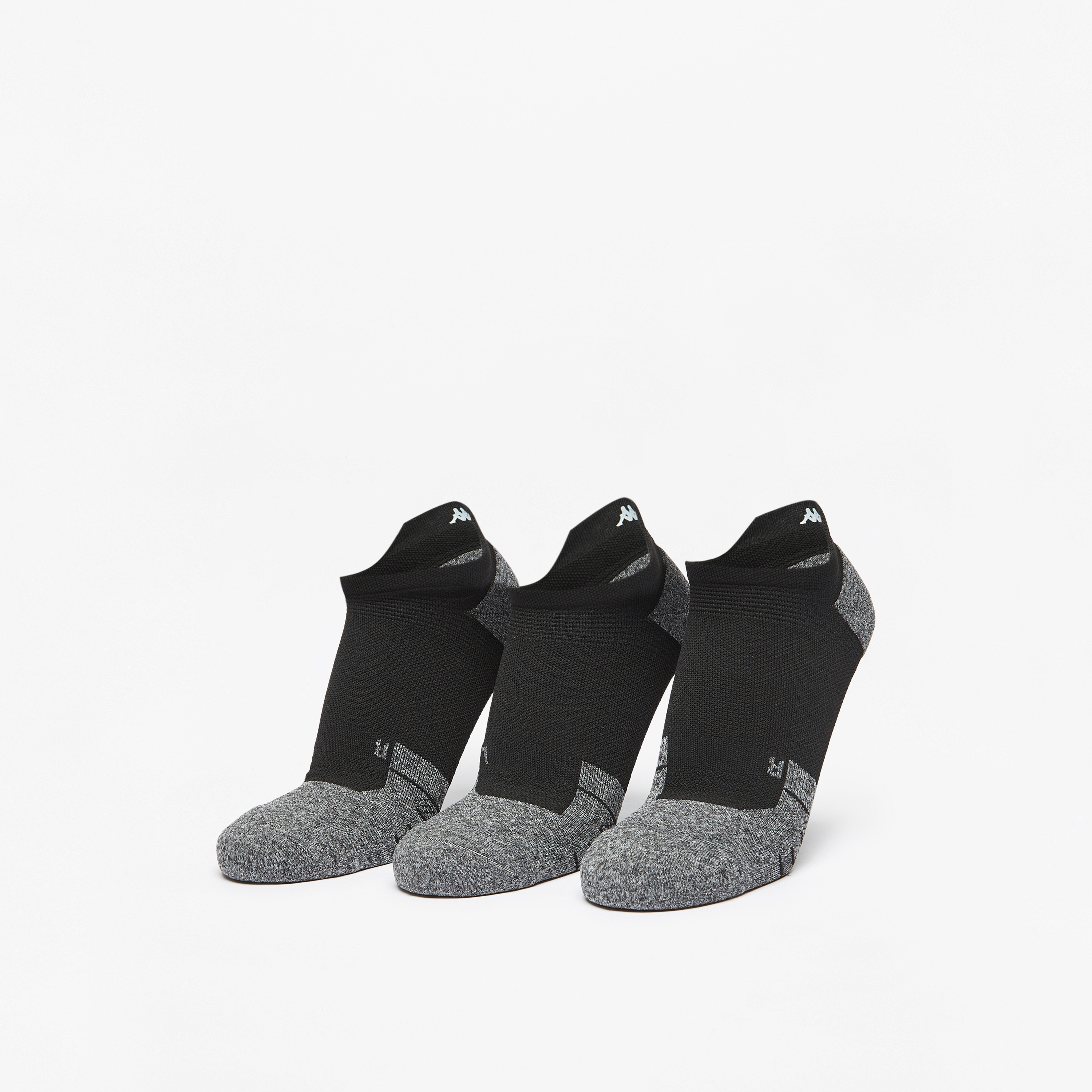 Kappa Logo Detail Ankle Length Performance Cushioned Socks - Set of 3-men-socks-image-1
