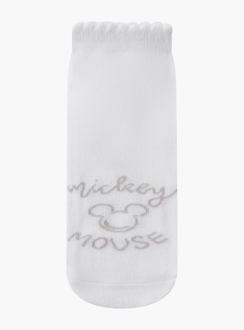 طقم جوارب بطول الكاحل 5 أزواج للبنات من ديزني-girls-accessories-socks-image-2