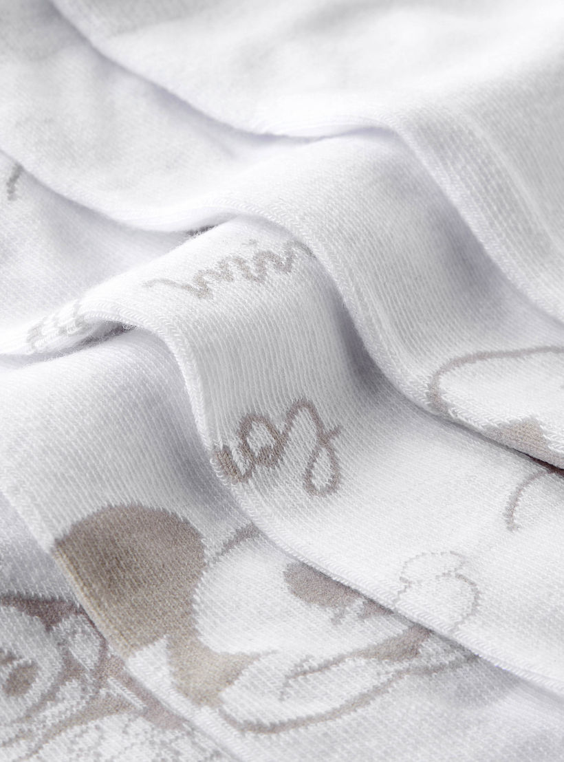 طقم جوارب بطول الكاحل 5 أزواج للبنات من ديزني-girls-accessories-socks-image-4