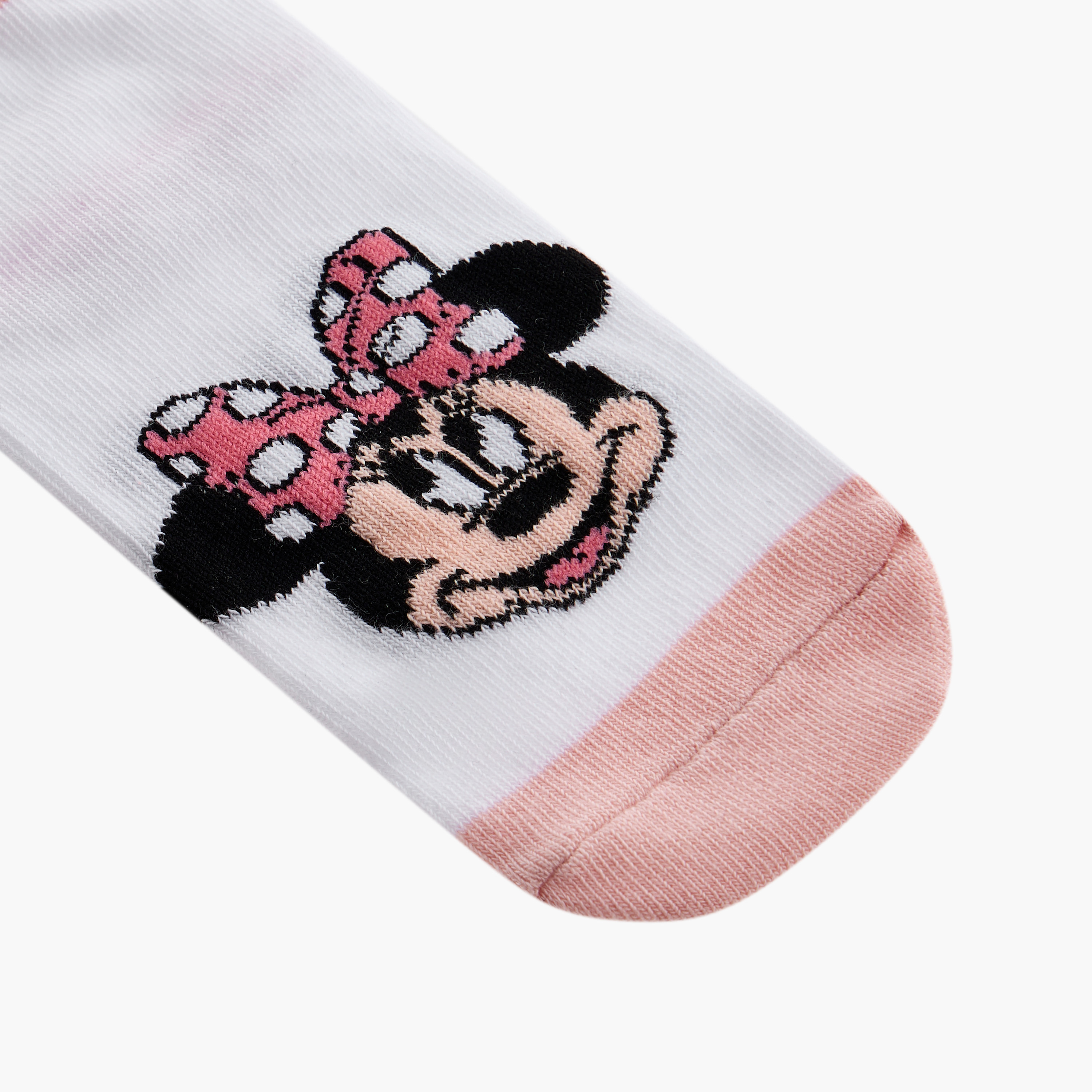 طقم جوارب 3 أزواج بطول الكاحل وتزيينات ميني ماوس من ديزني-girls-accessories-socks-image-5
