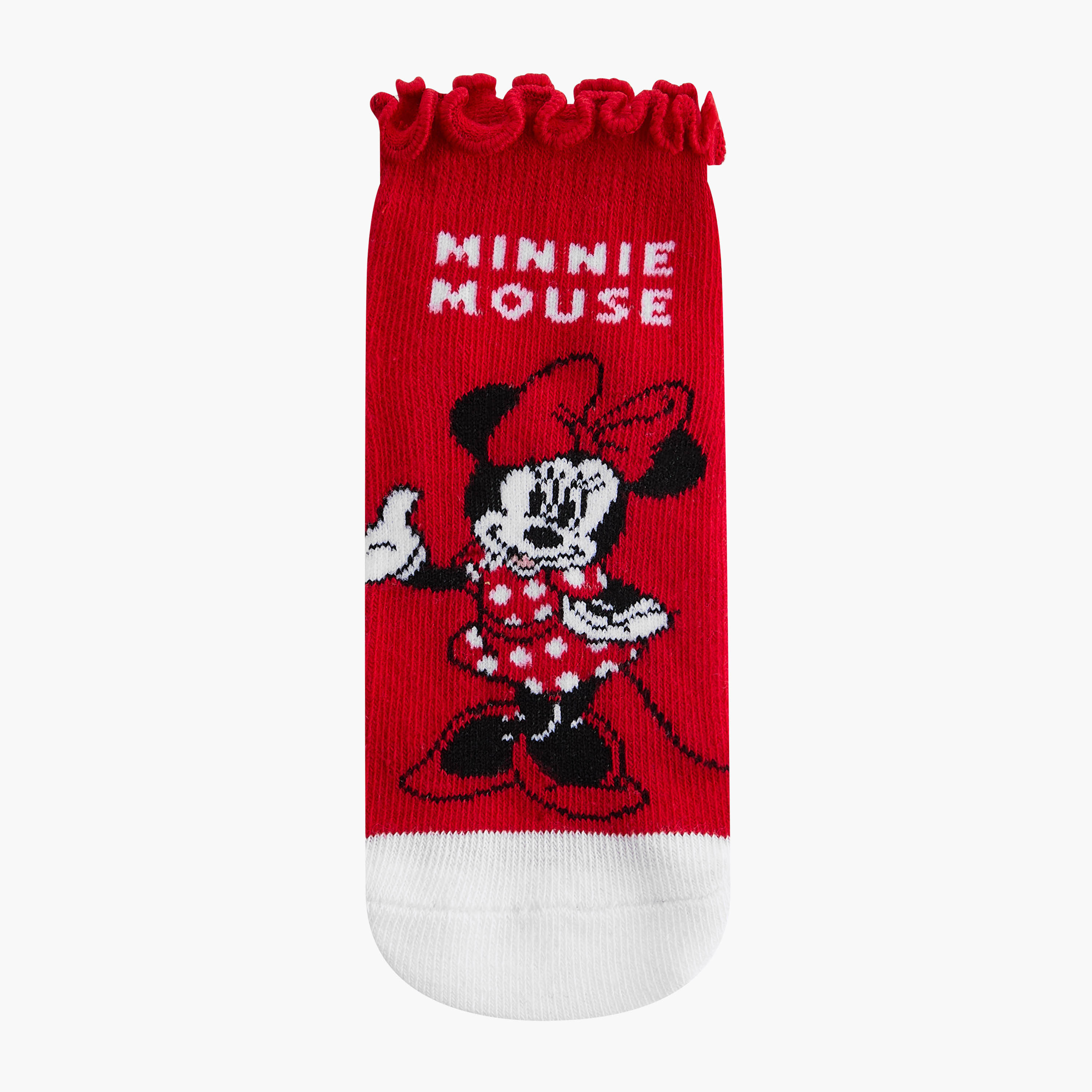 طقم جوارب 3 أزواج بطول الكاحل وبطبعات من ديزني-girls-accessories-socks-image-2