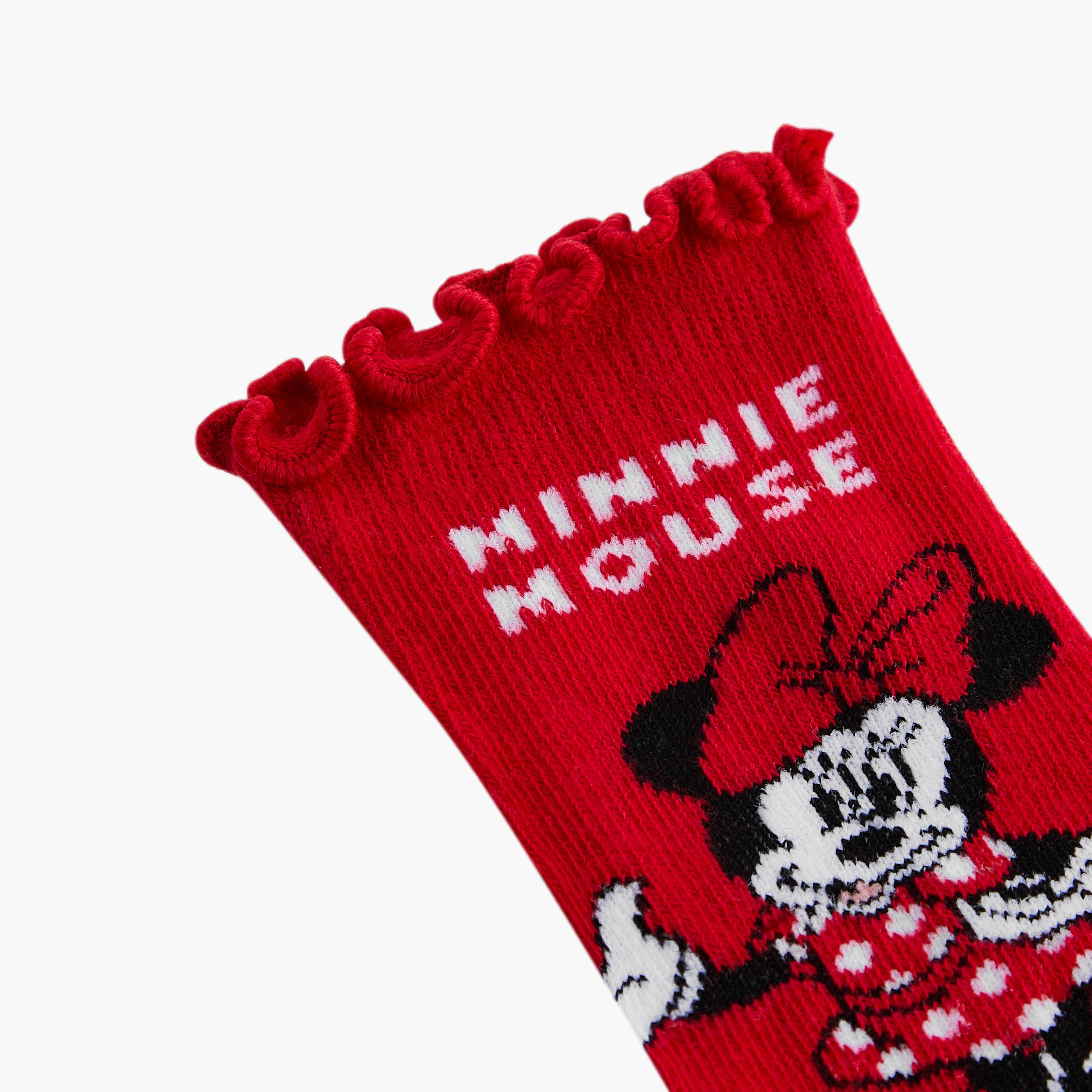 طقم جوارب 3 أزواج بطول الكاحل وبطبعات من ديزني-girls-accessories-socks-image-5