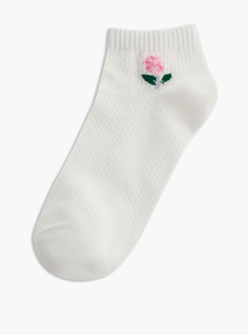 جوارب قطن طول الكاحل من سيليست - طقم من 5-women-socksandstockings-image-2