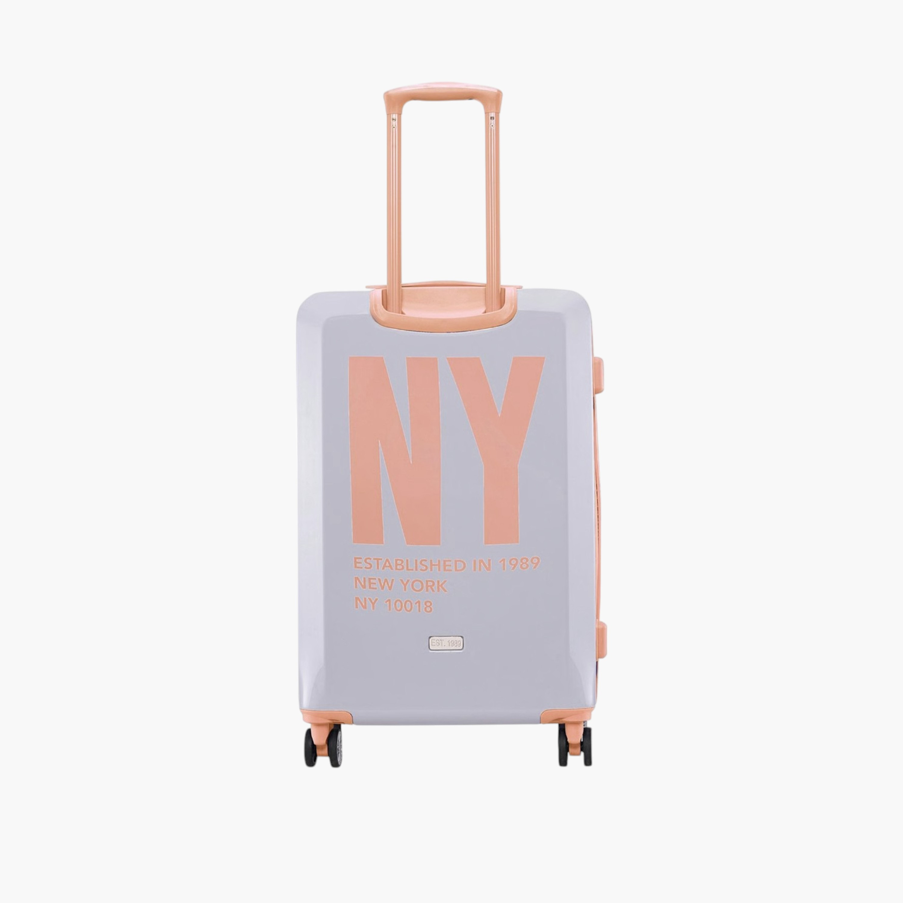 شنطة ترولي صلبة بمقبض قابل للسحب وطبعات شعار من دي كيه إن واي-travel-luggagesandbags-luggage-image-4
