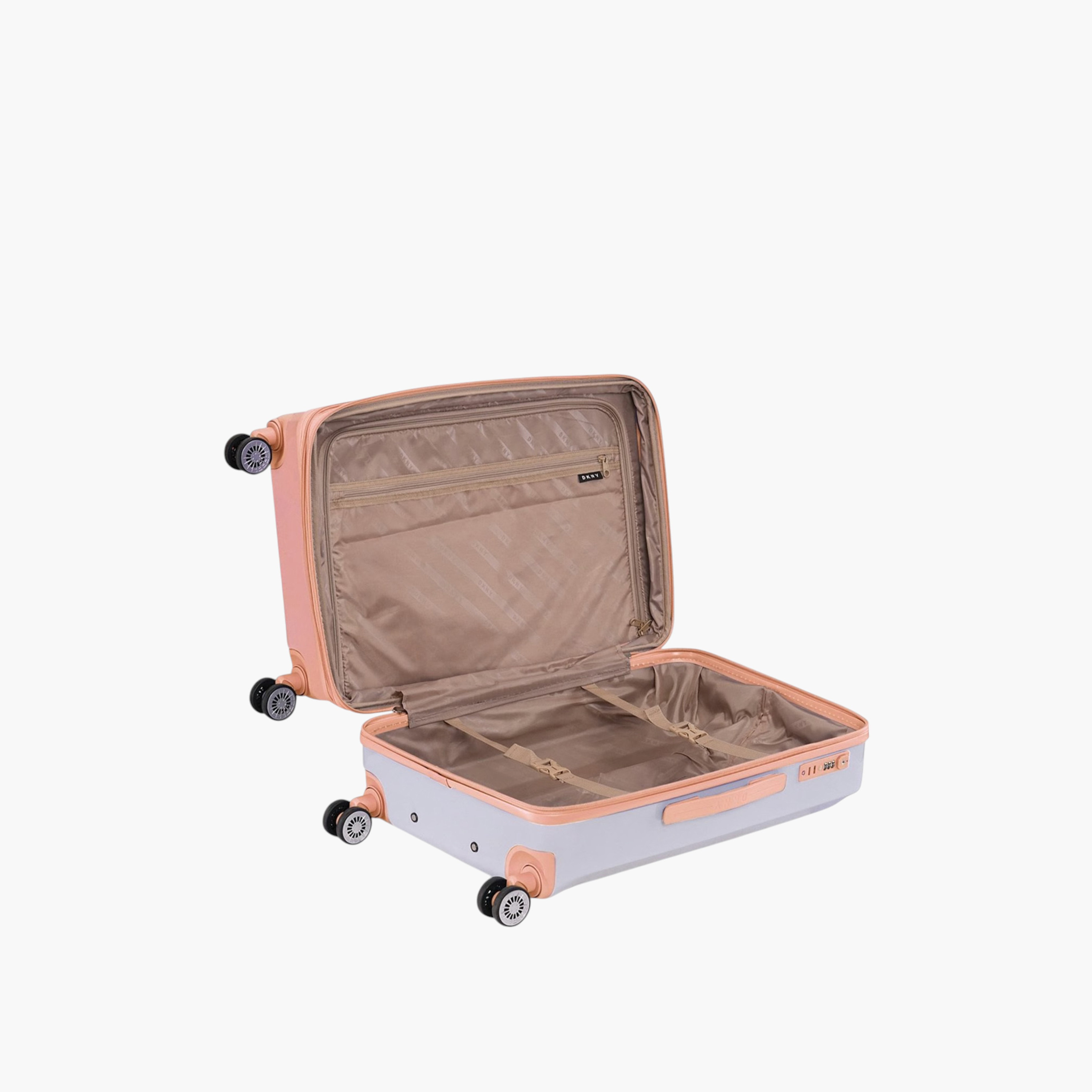 شنطة ترولي صلبة بمقبض قابل للسحب وطبعات شعار من دي كيه إن واي-travel-luggagesandbags-luggage-image-6
