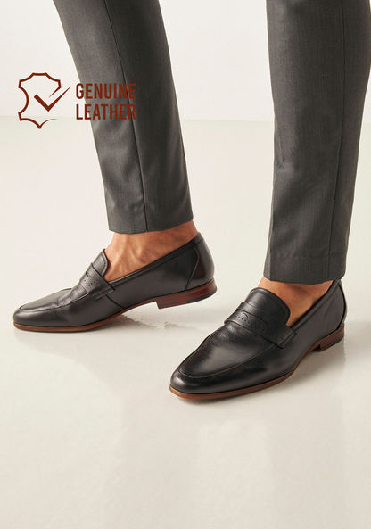 Duchini Men's Slip-On Penny Loafers-Men%27s Formal Shoes-image-0