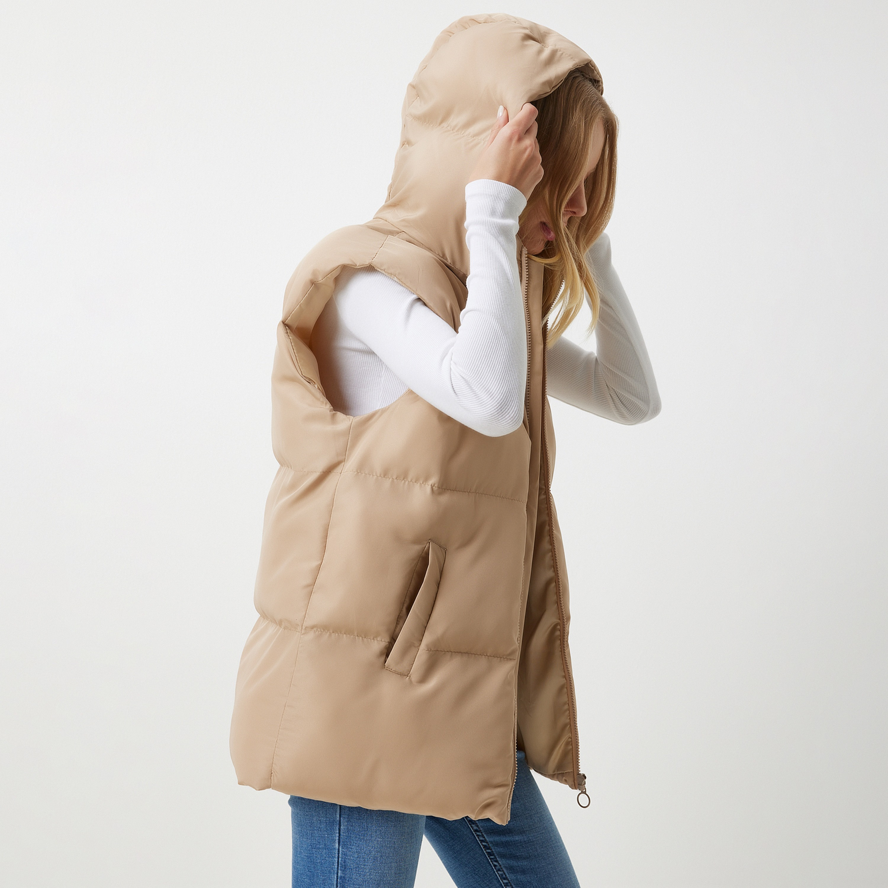 جاكيت جيليت نسائي برقبة بغطاء رأس من سعادة إسطنبول-women-clothing-coatsandjackets-jackets-image-5