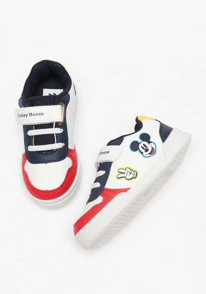 Disney Mickey Mouse Sneakers with Hook and Loop Closure
