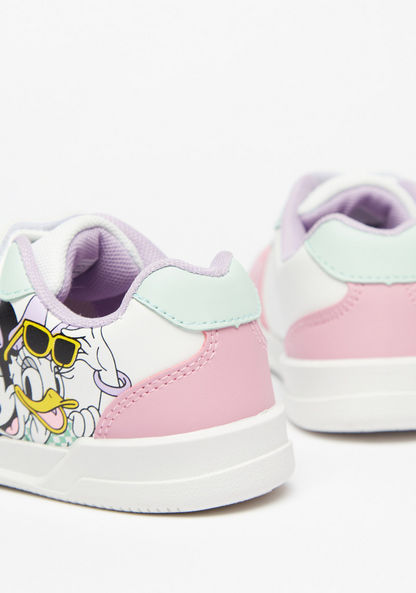 Disney Minnie and Daisy Print Sneakers with Hook and Loop Closure