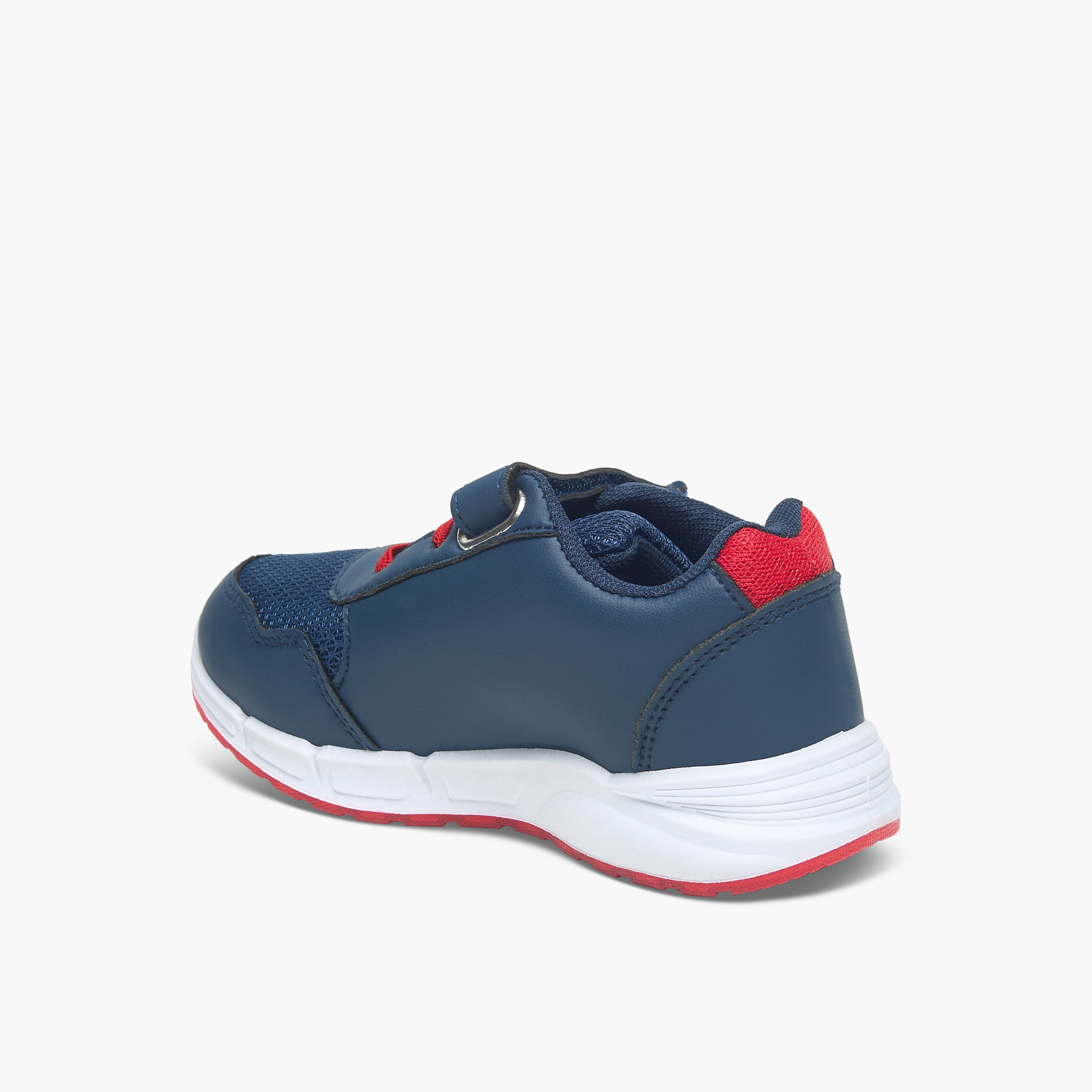 Disney Mickey Mouse Print Sneakers with Hook and Loop Closure-boys-shoes-sneakers-image-2