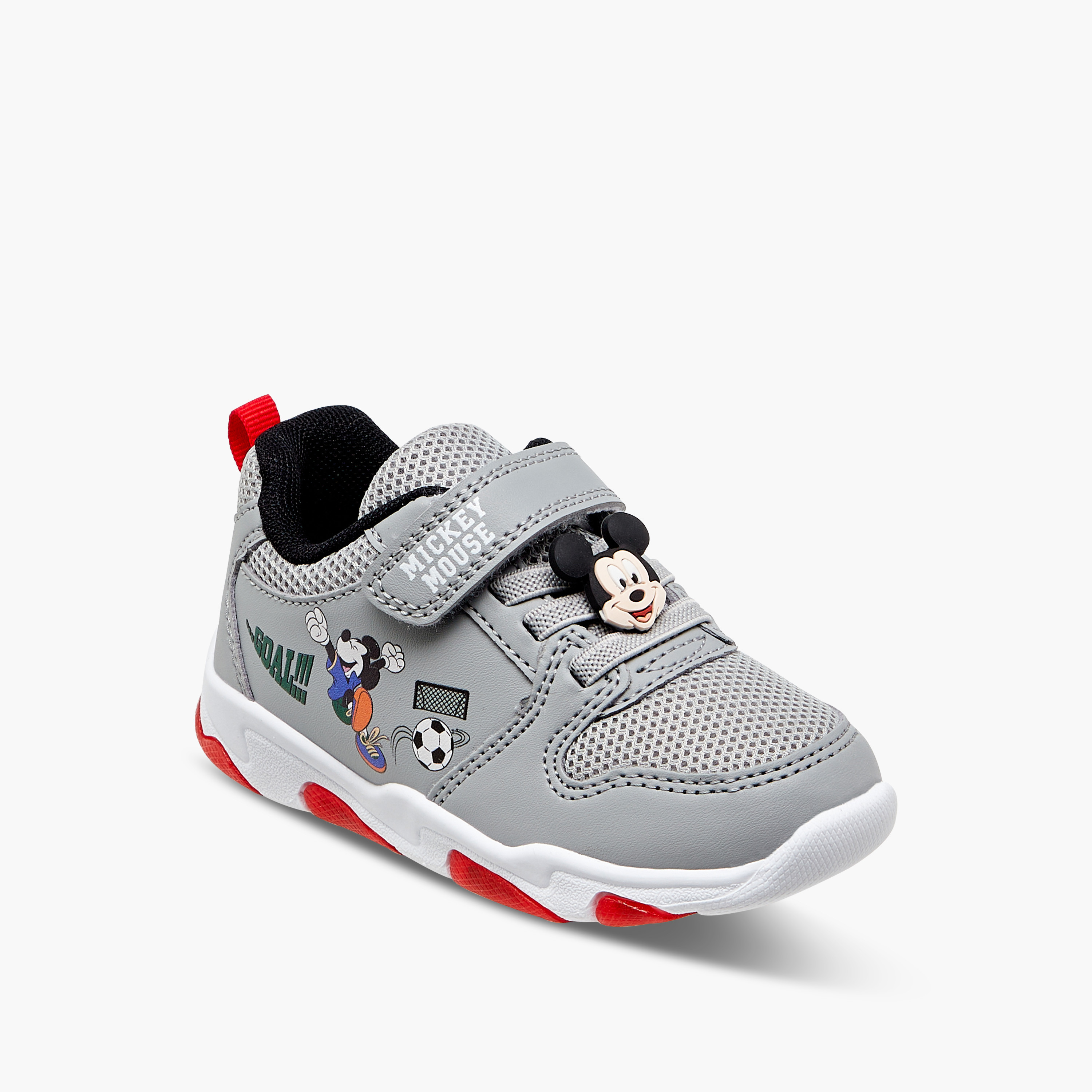 حذاء سنيكرز مضيء بشريط إغلاق لاصق وطبعات من ديزني-boys-shoes-sneakers-image-2