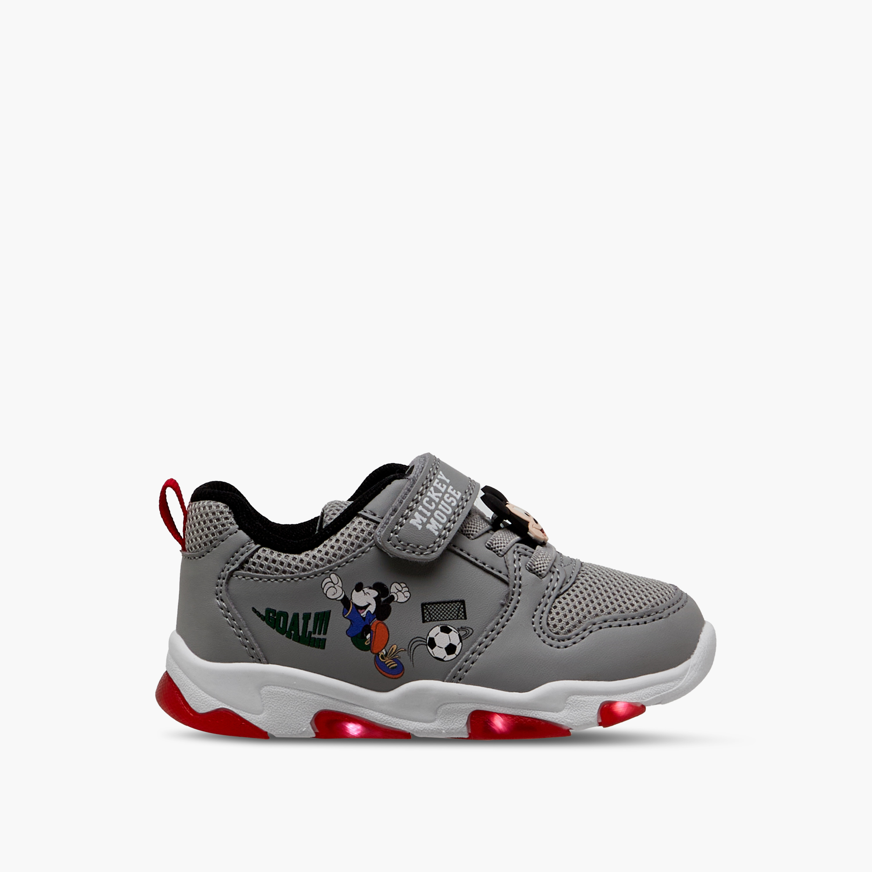 حذاء سنيكرز مضيء بشريط إغلاق لاصق وطبعات من ديزني-boys-shoes-sneakers-image-4