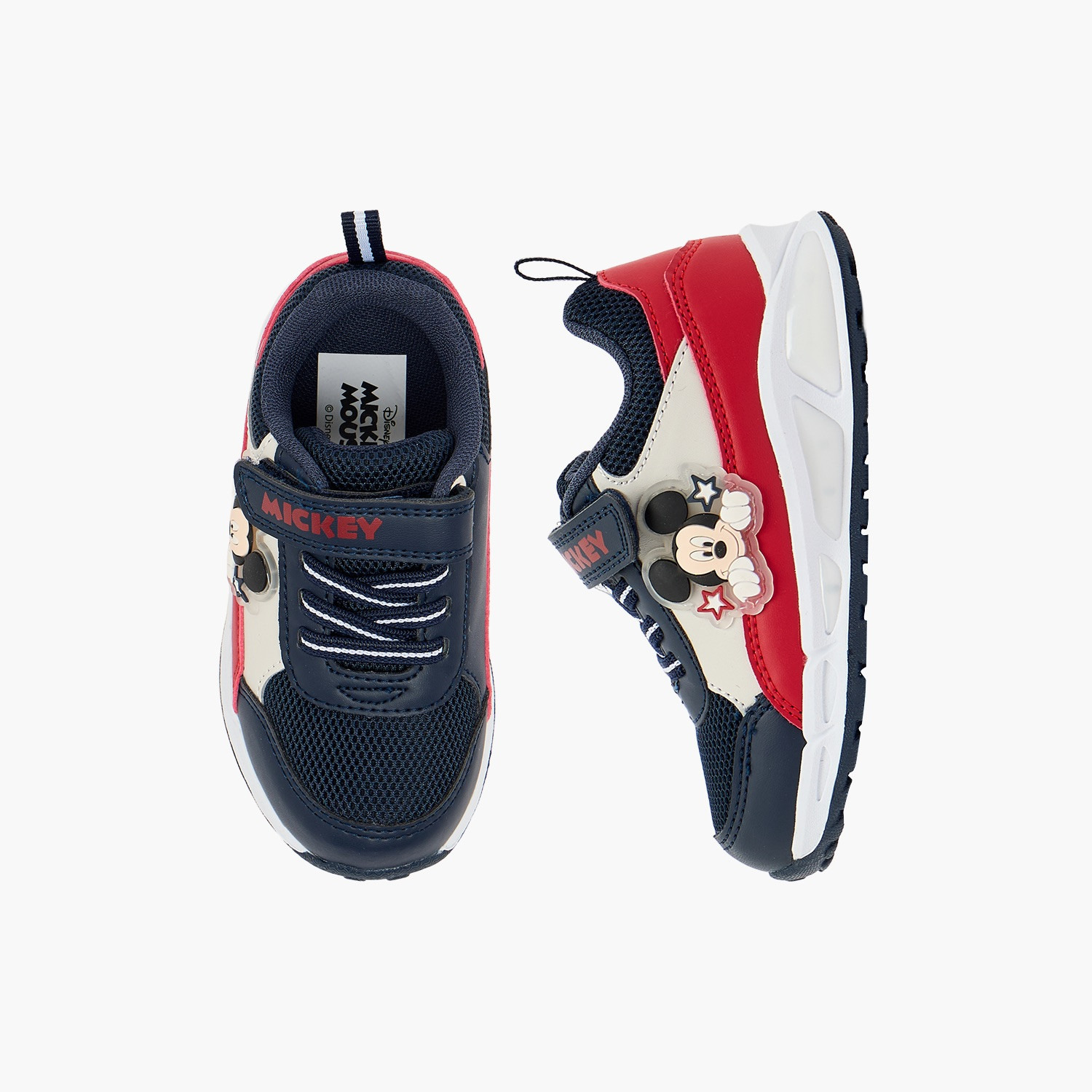 حذاء سنيكرز بإضاءة وزخارف ميكي ماوس للأولاد من ديزني-boys-shoes-sneakers-image-1