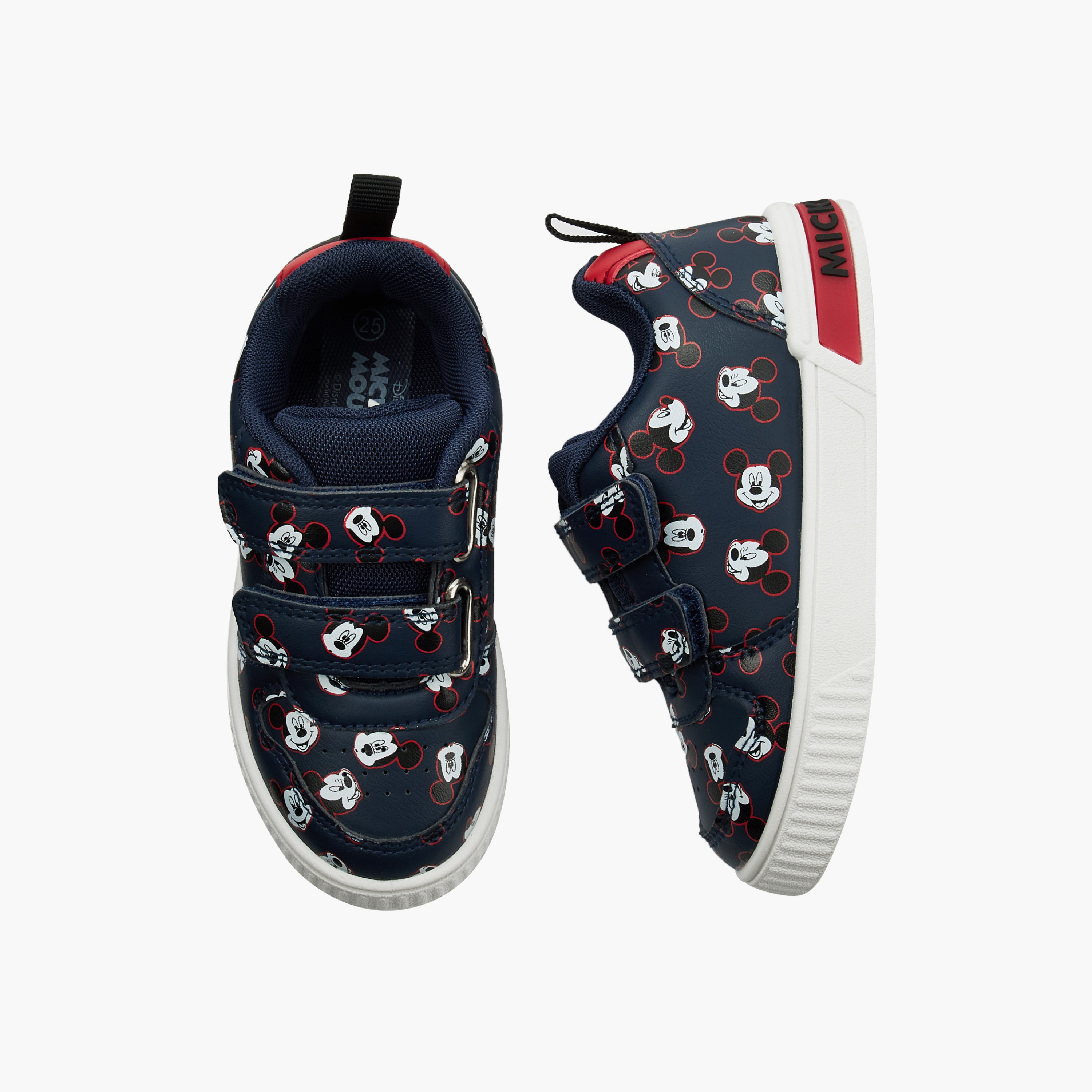 حذاء سنيكرز للكاحل بطبعات ميكي ماوس للأولاد من ديزني-boys-shoes-sneakers-image-1