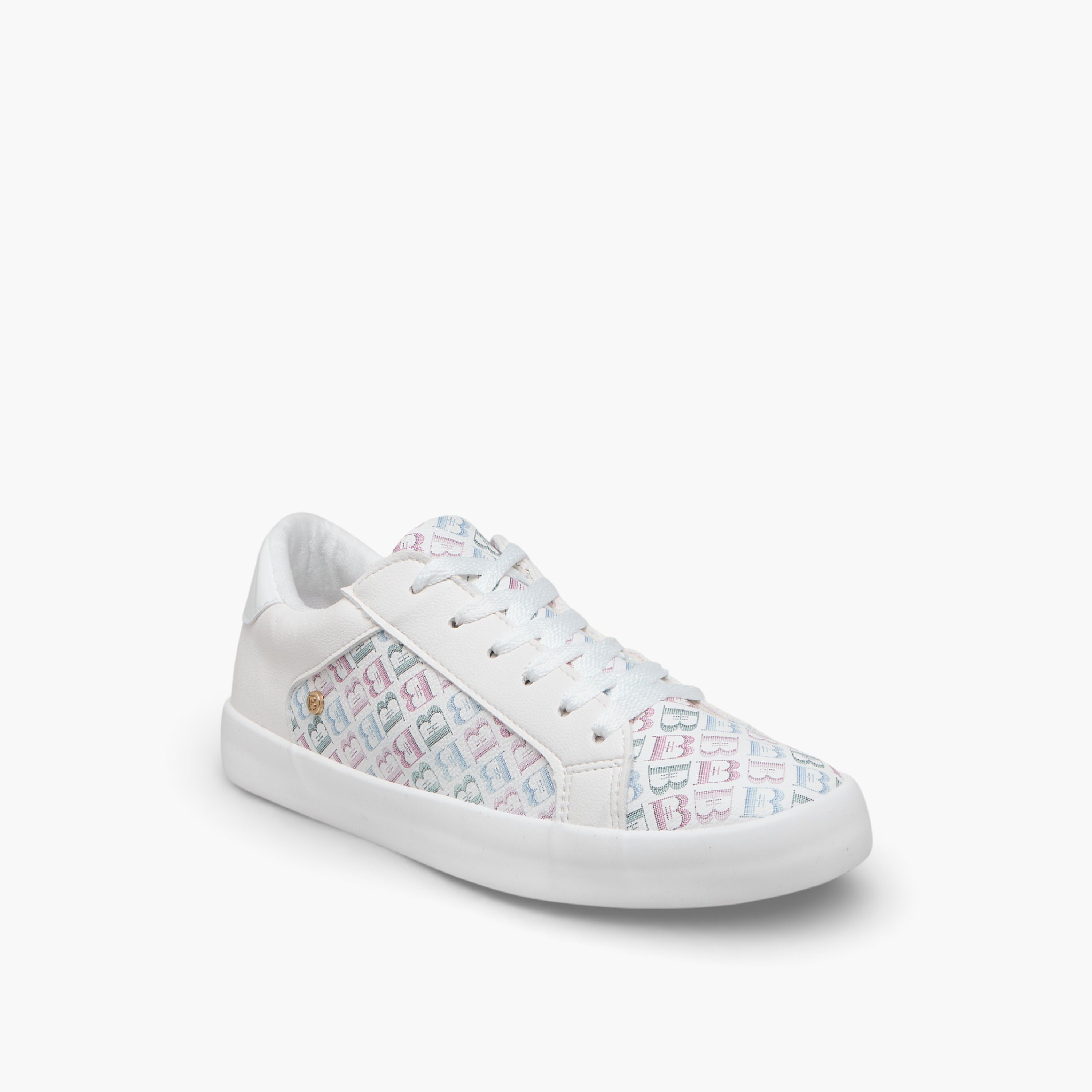 Flora Bella Women Printed Lace-Up Sneakers-women-shoes-sneakers-image-2
