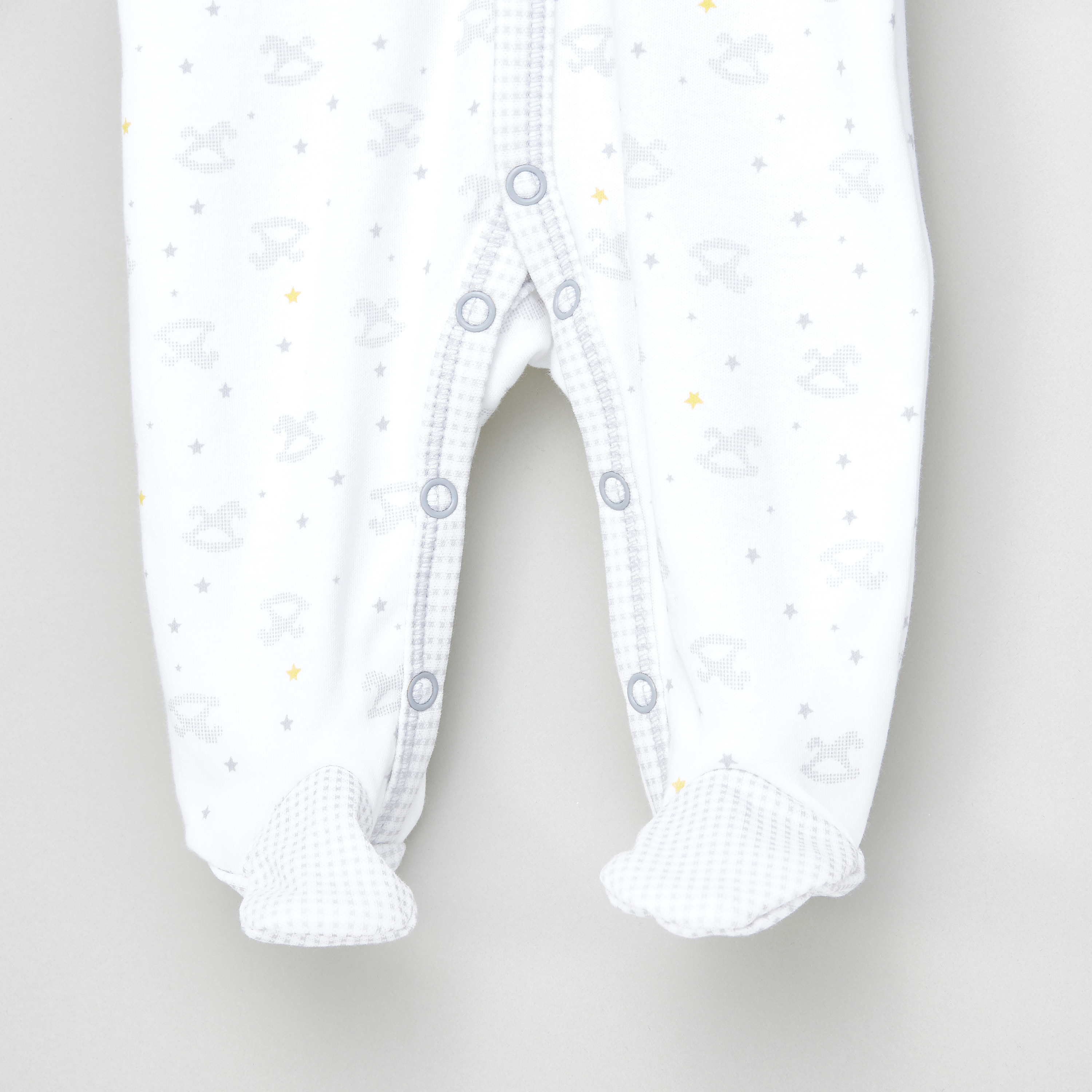 Juniors Horse Printed Closed Feet Sleepsuit-baby-girls-clothing-nightwear-sleepsuits-image-4